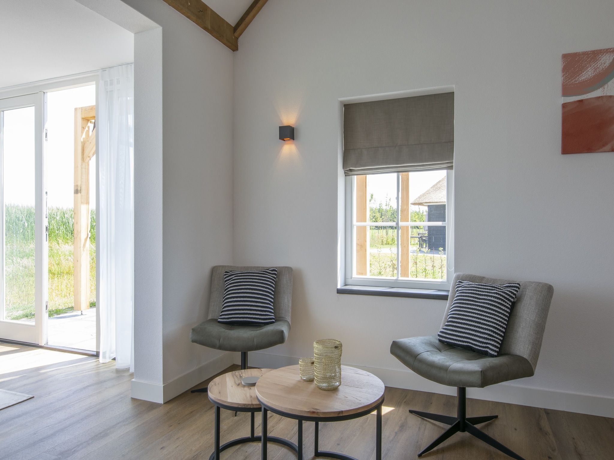 De woonkamer van Vakantiepark De Heihorsten 5 in Someren