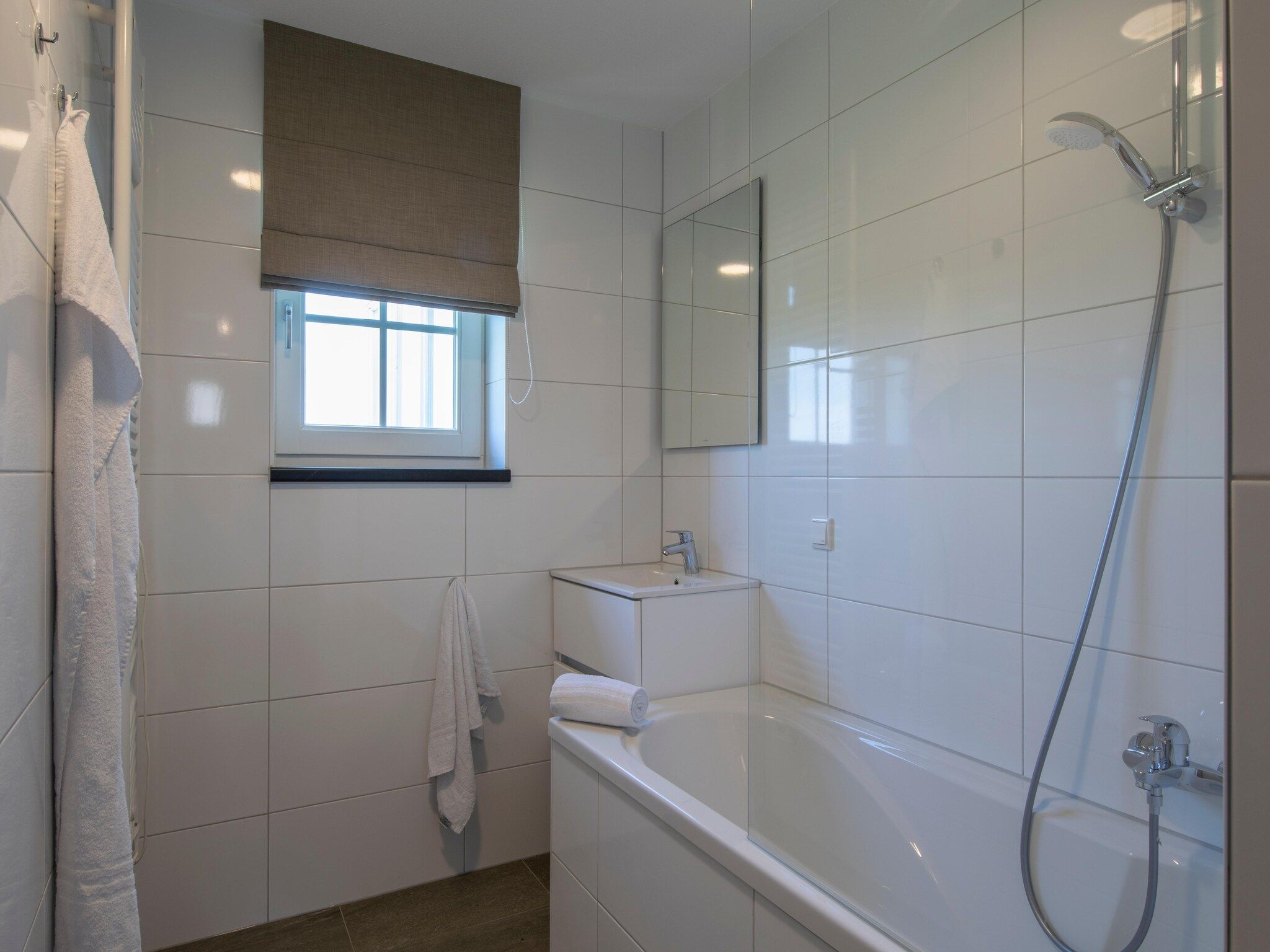 De badkamer van Vakantiepark De Heihorsten 5 in Someren