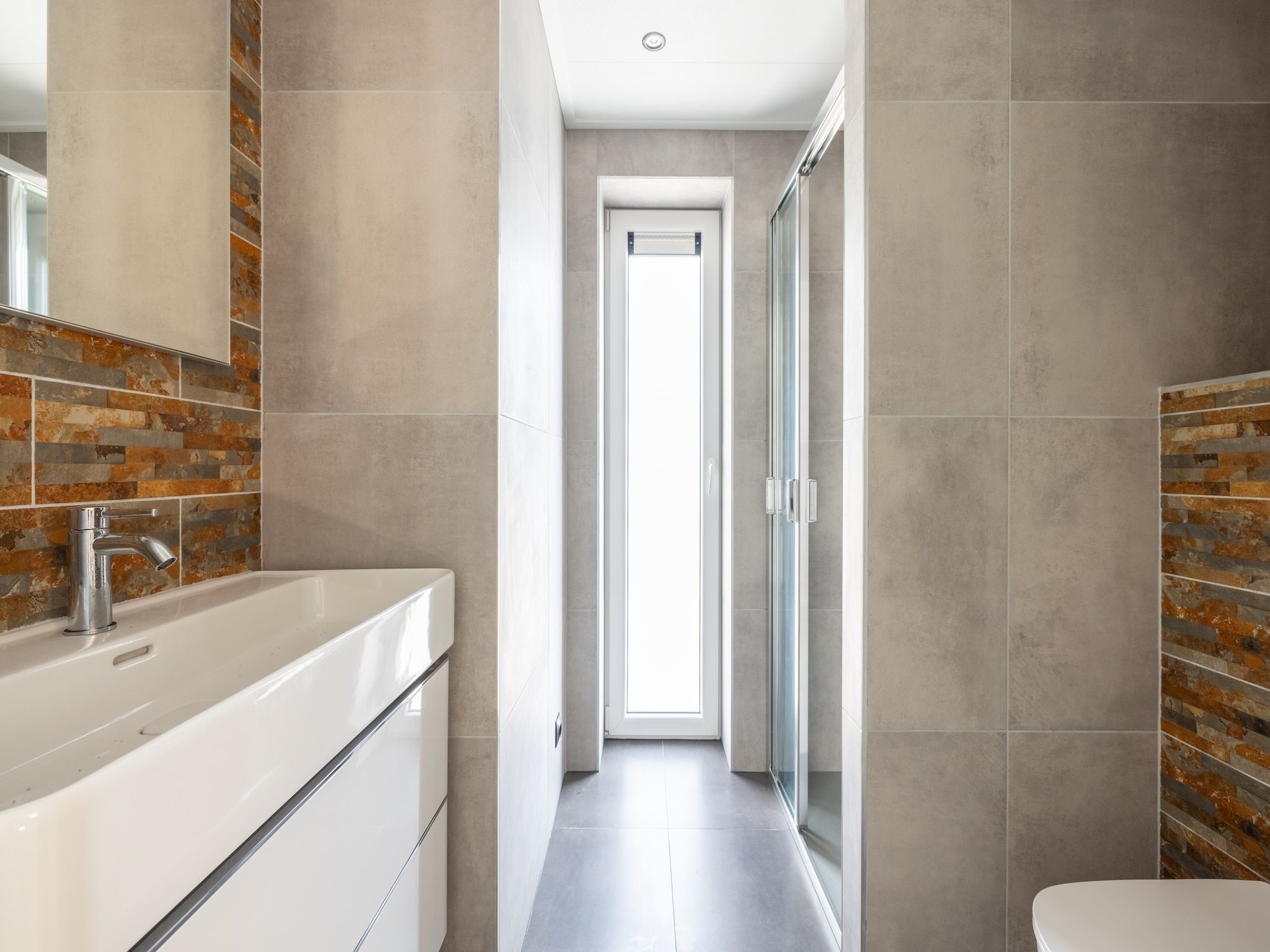 De badkamer van Vakantiepark De Rimboe & De Woeste Hoogte 38 in Hoenderloo