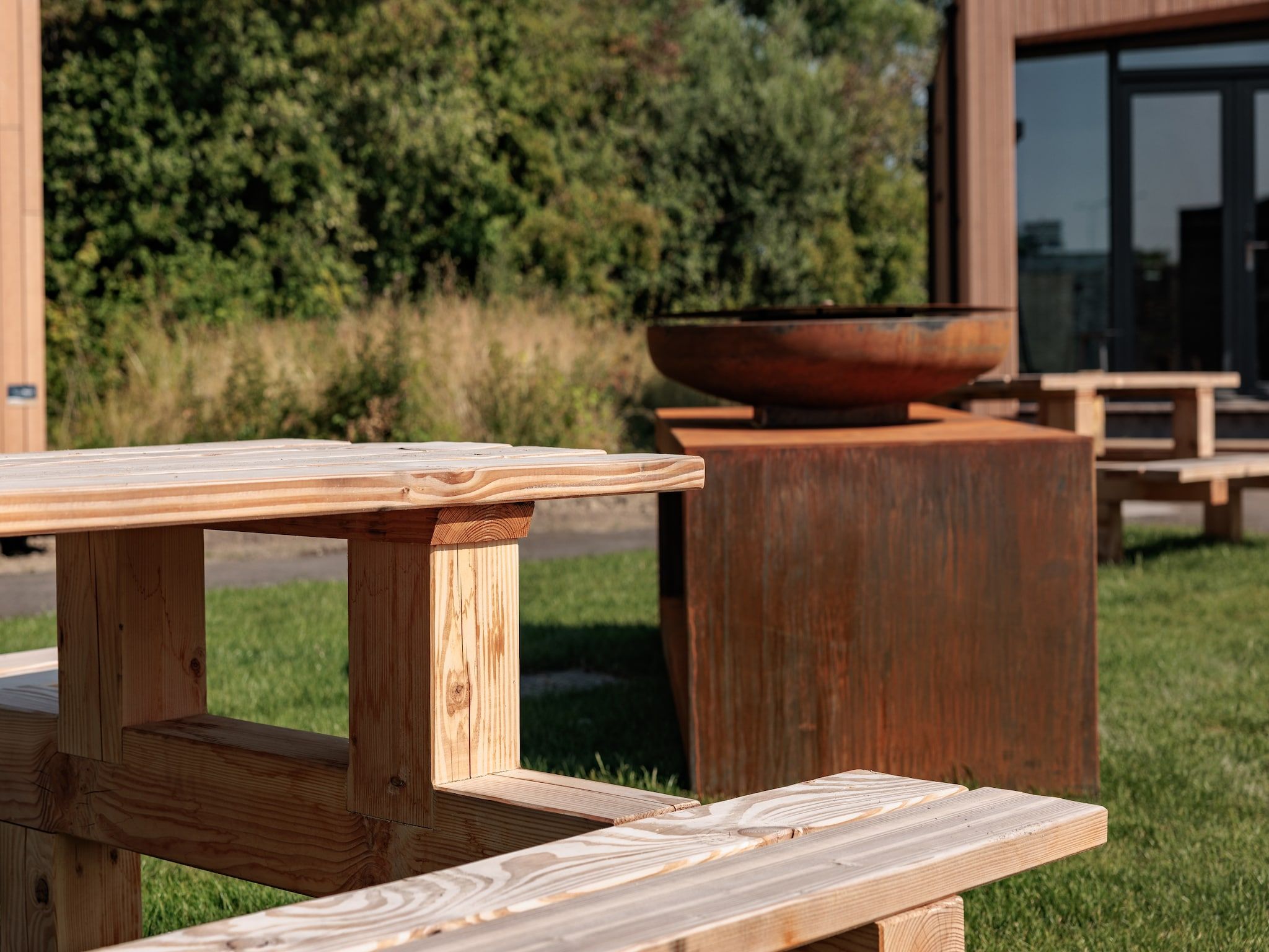 Het terras van Noordzee Résidence De Banjaard 22 in Kamperland