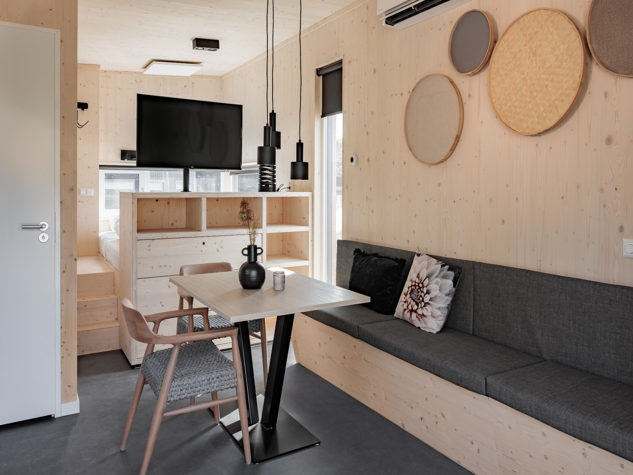 De woonkamer van Noordzee Résidence De Banjaard 22 in Kamperland