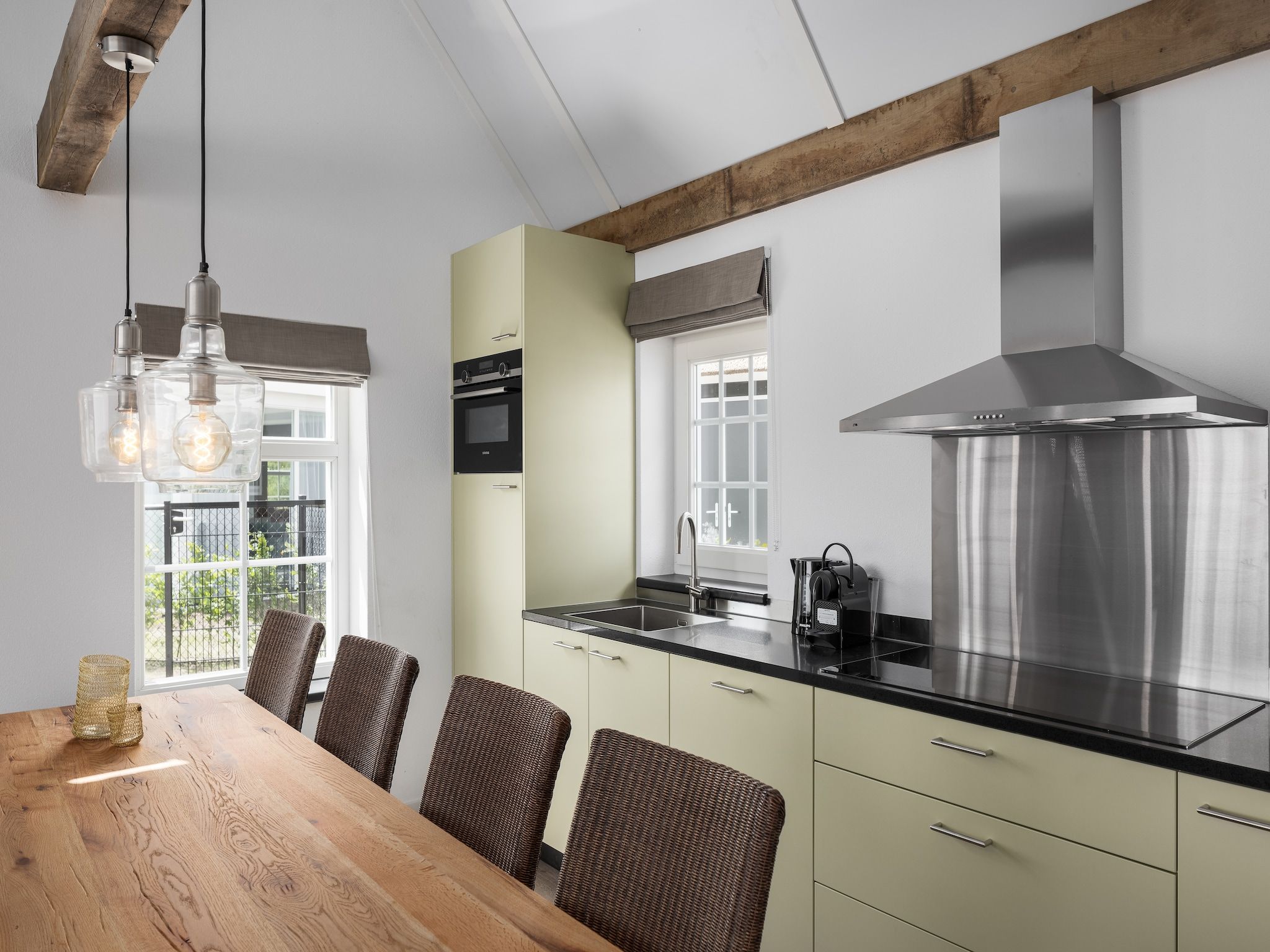 De keuken van Vakantiepark De Heihorsten 8 in Someren