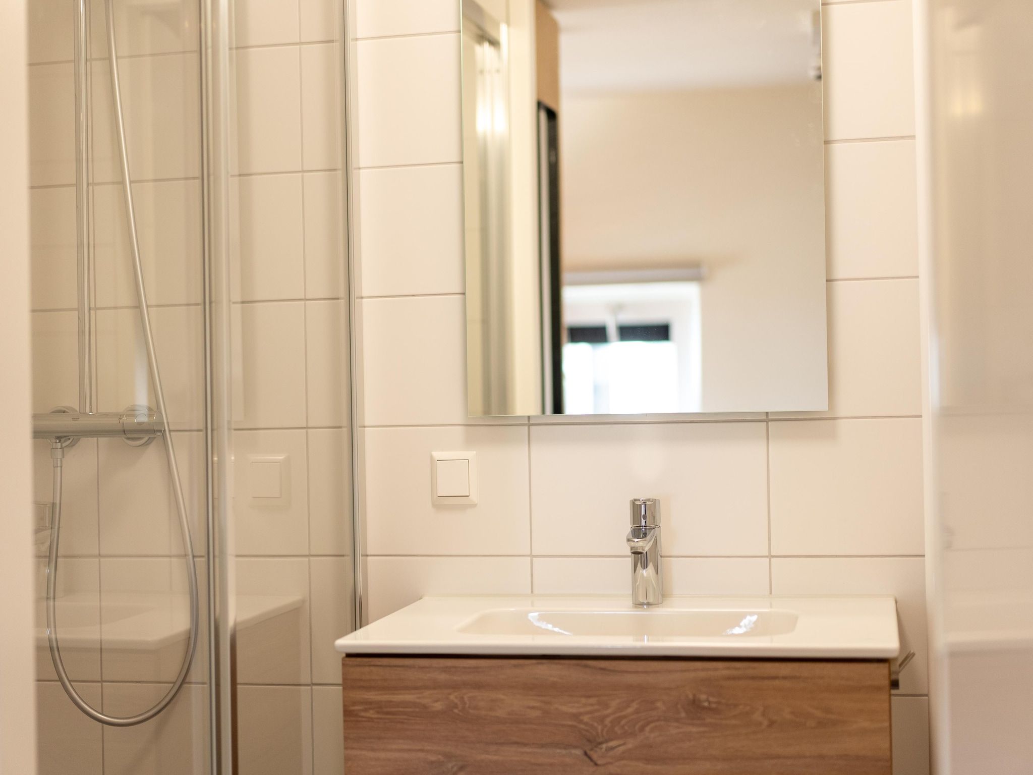 De badkamer van Vakantiepark Zeebad 13 in Breskens