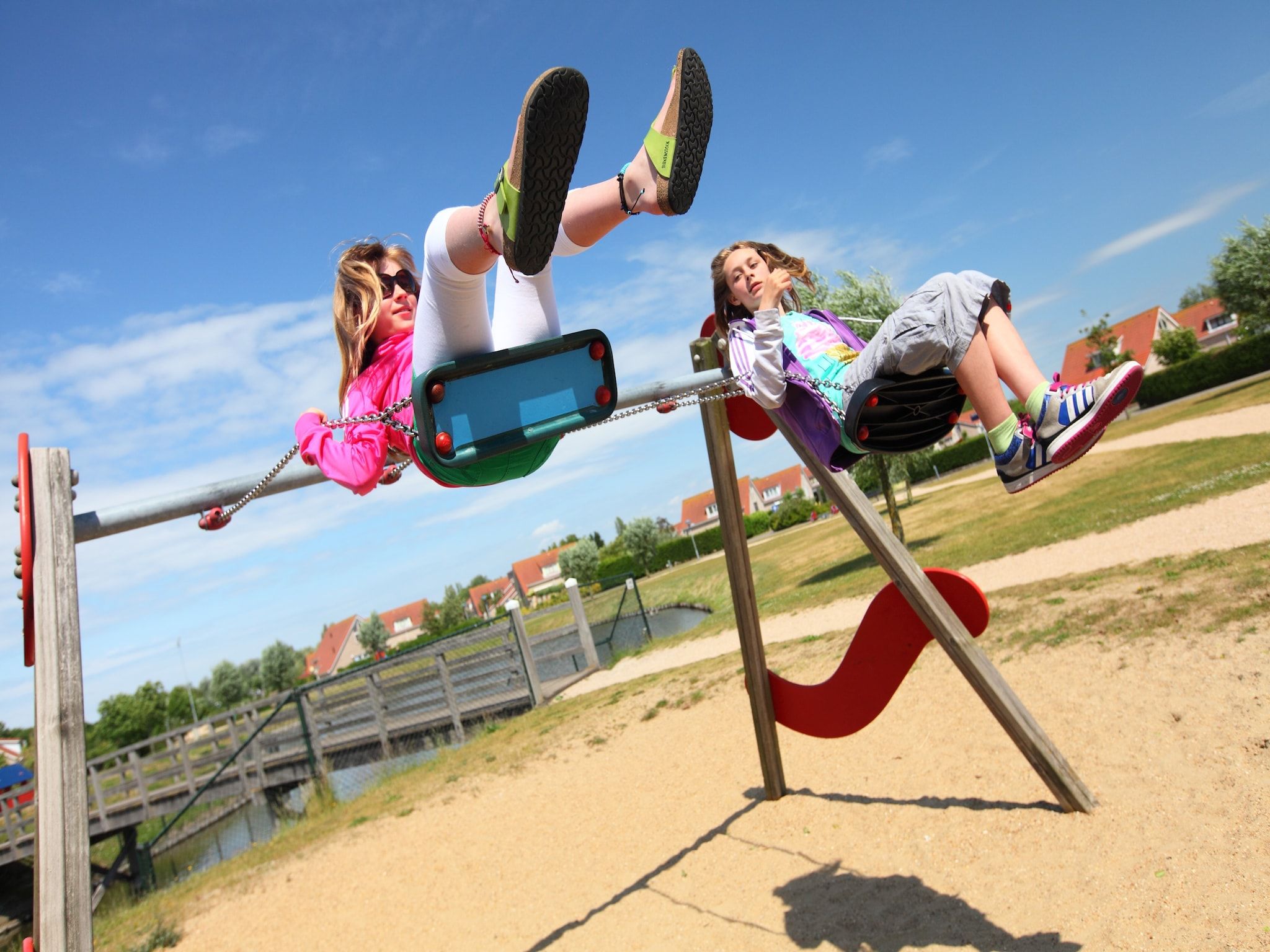 Parkfaciliteiten bij Vakantiepark Zeebad 14 in Breskens
