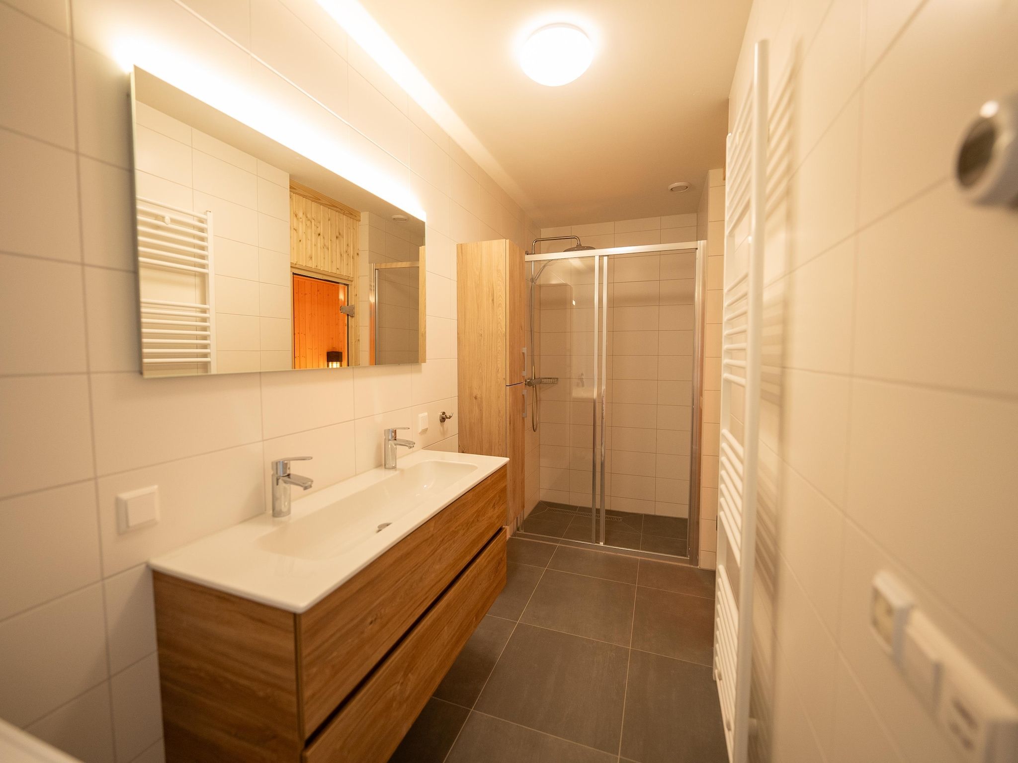 De badkamer van Vakantiepark Zeebad 15 in Breskens