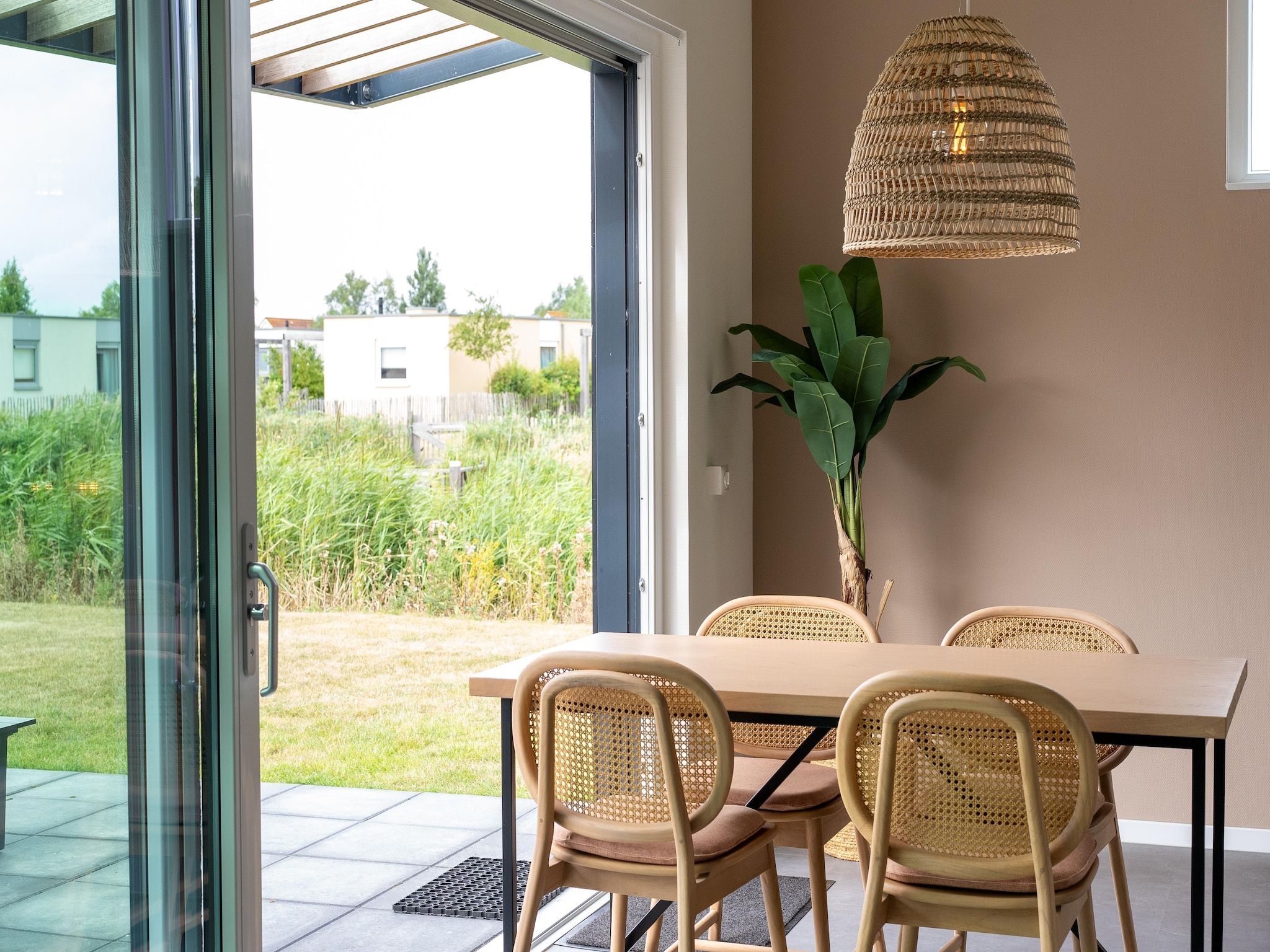 De woonkamer van Vakantiepark Zeebad 16 in Breskens