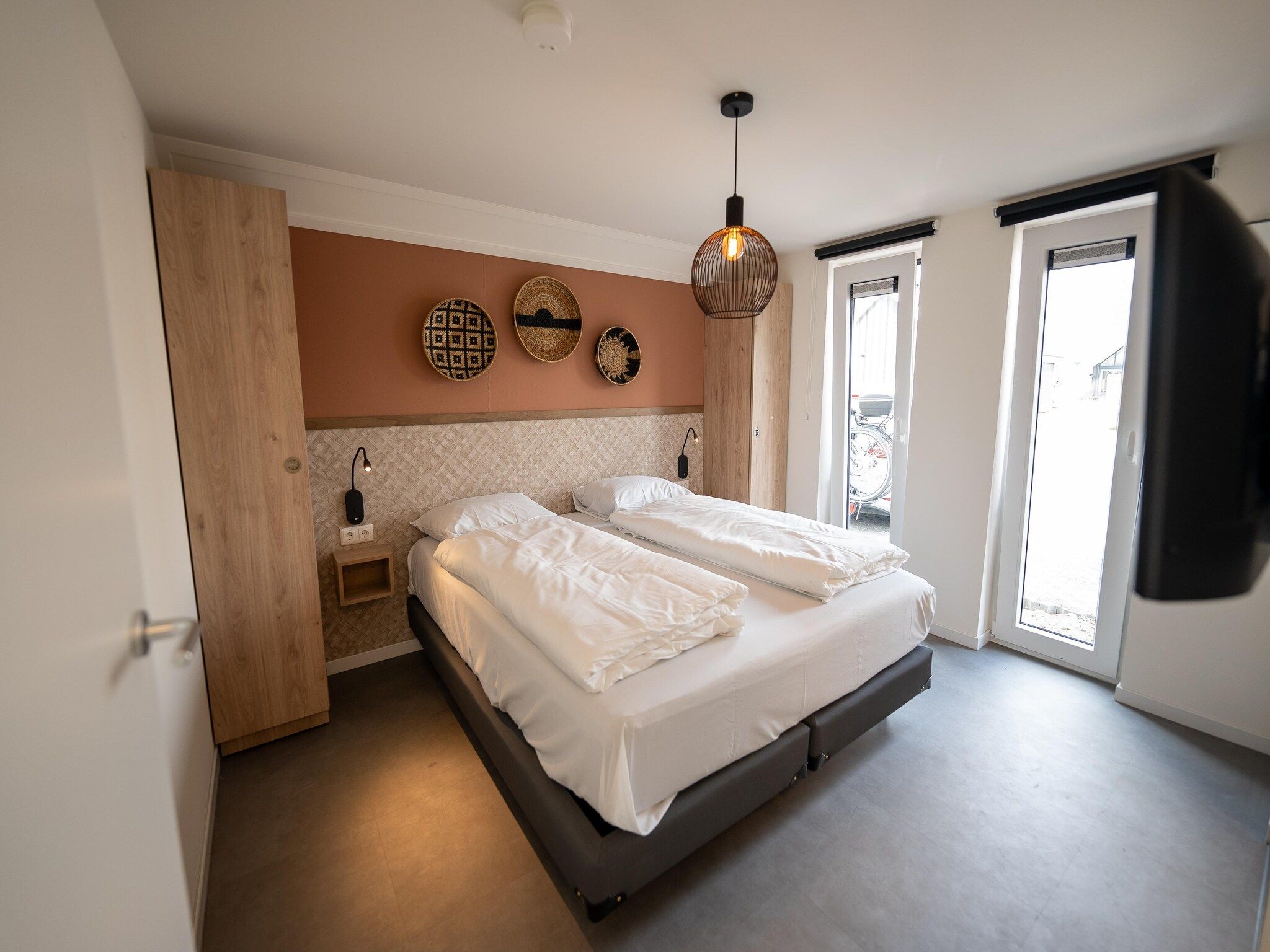 Een slaapkamer van Vakantiepark Zeebad 17 in Breskens