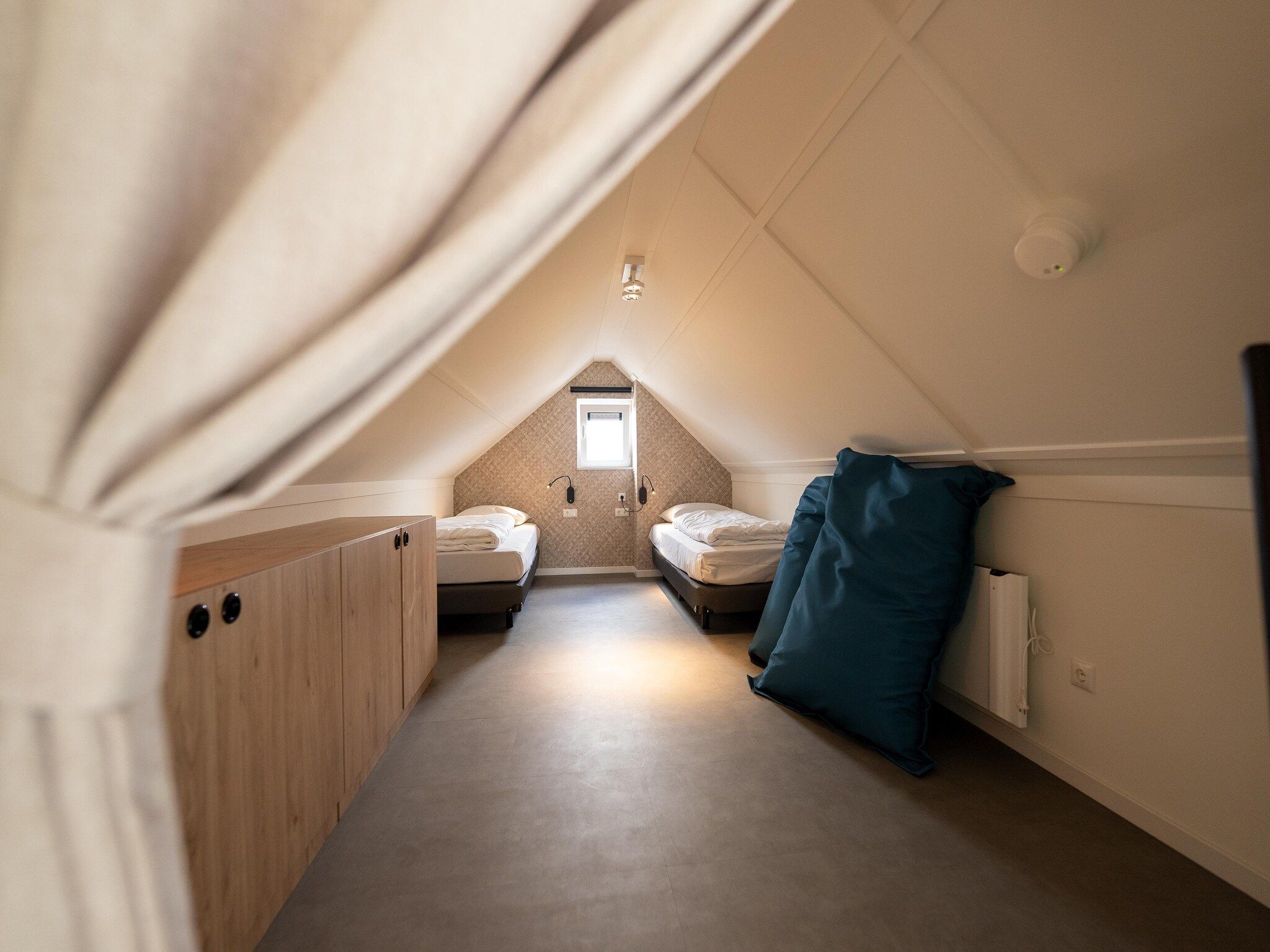 Een slaapkamer van Vakantiepark Zeebad 17 in Breskens