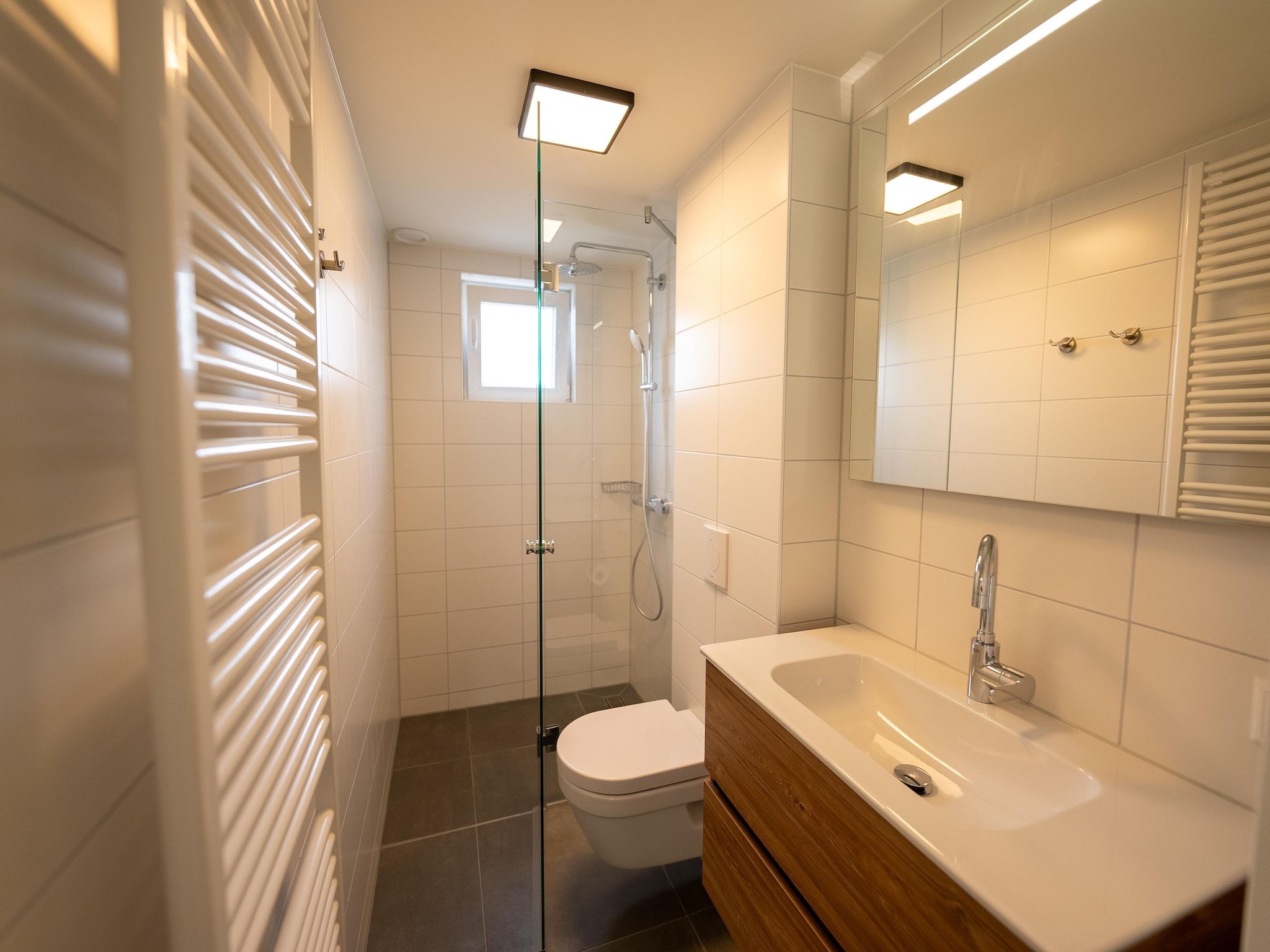 De badkamer van Vakantiepark Zeebad 17 in Breskens