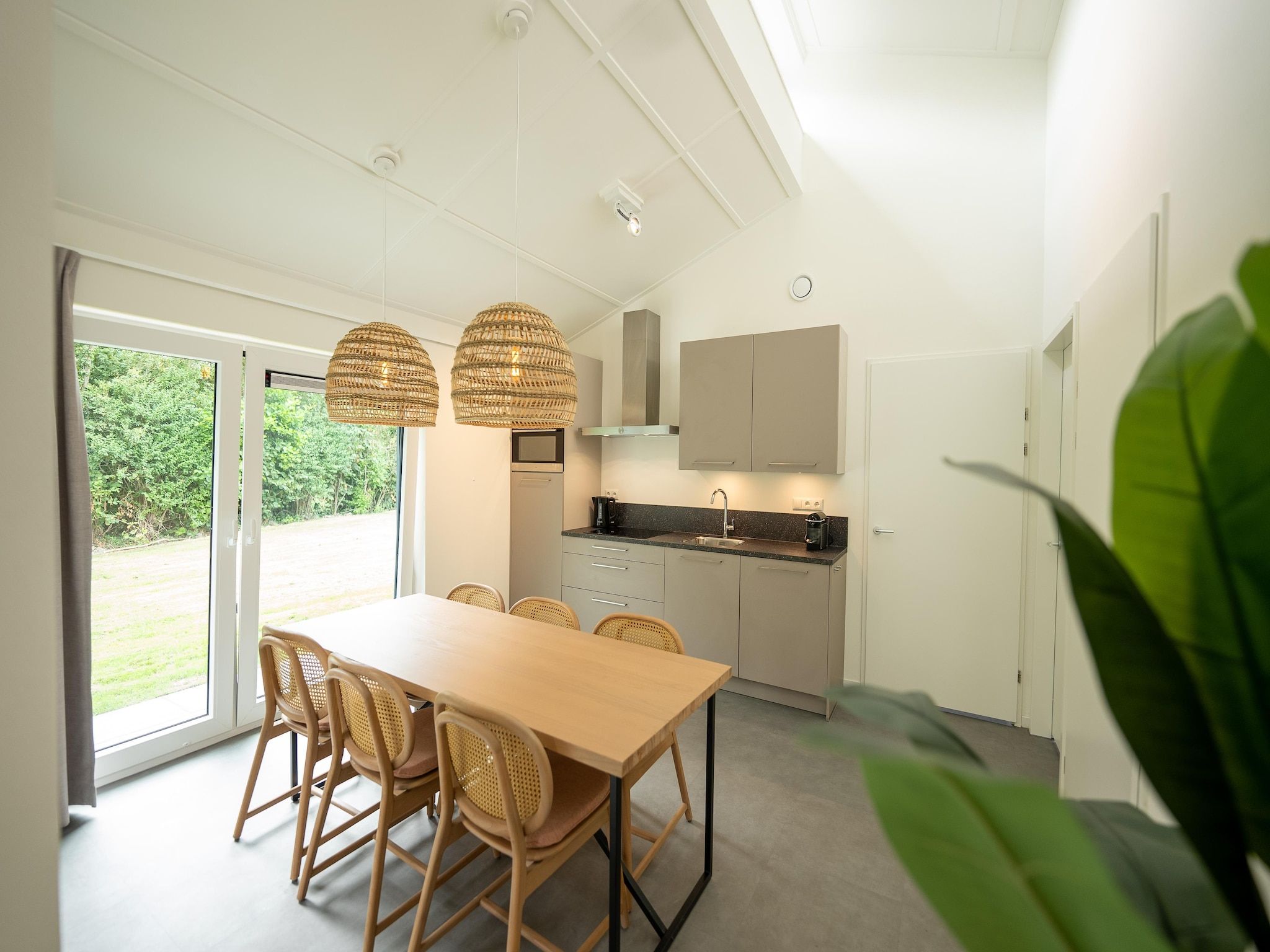 De keuken van Vakantiepark Zeebad 18 in Breskens