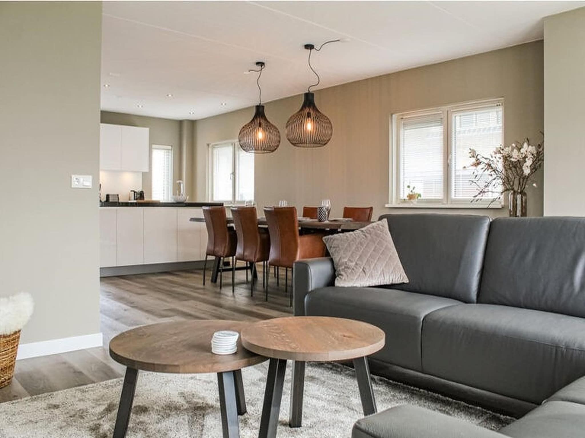 De woonkamer van Recreatiepark Idskenhuizen 2 in Idskenhuizen