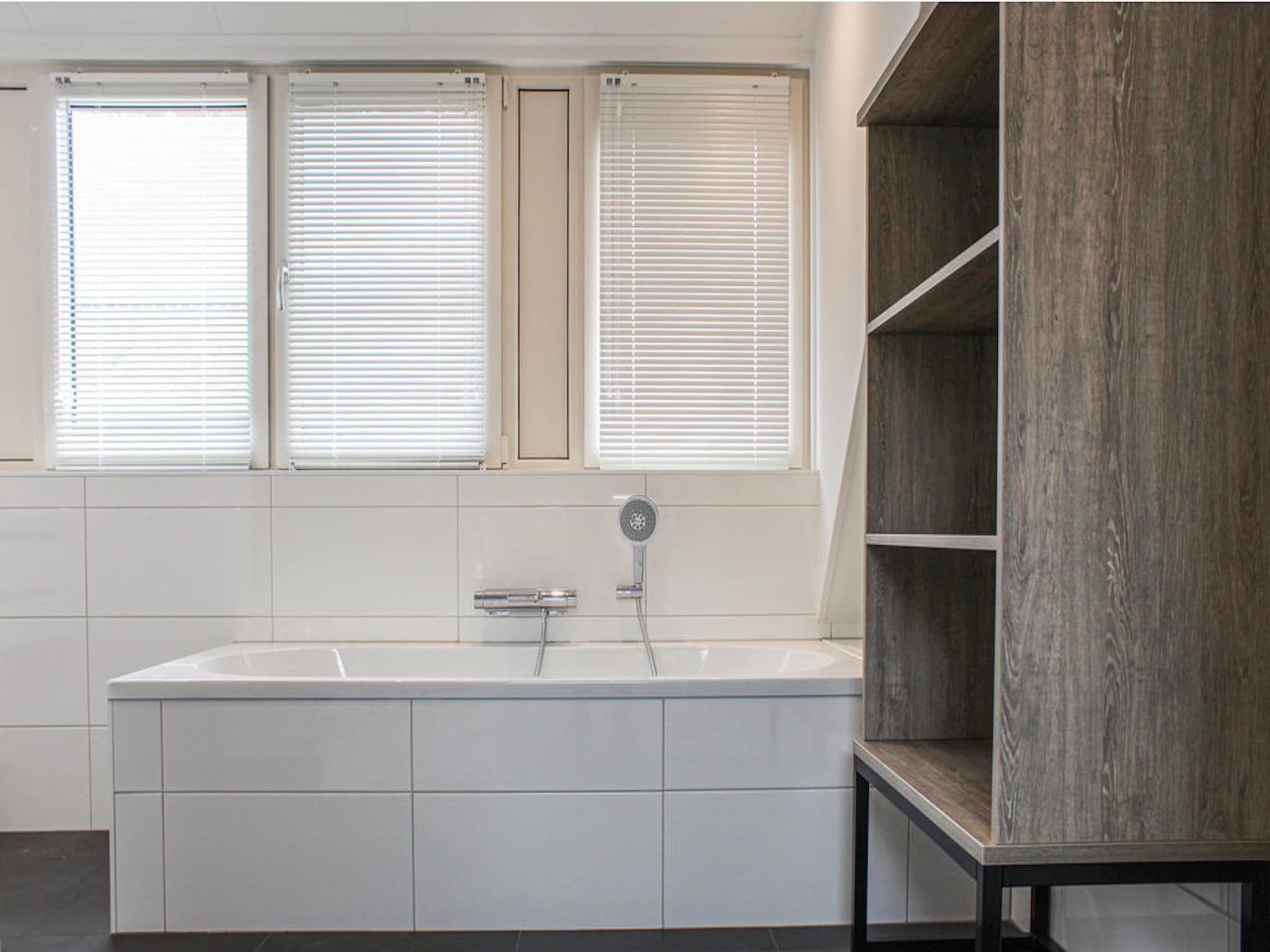 De badkamer van Recreatiepark Idskenhuizen 2 in Idskenhuizen