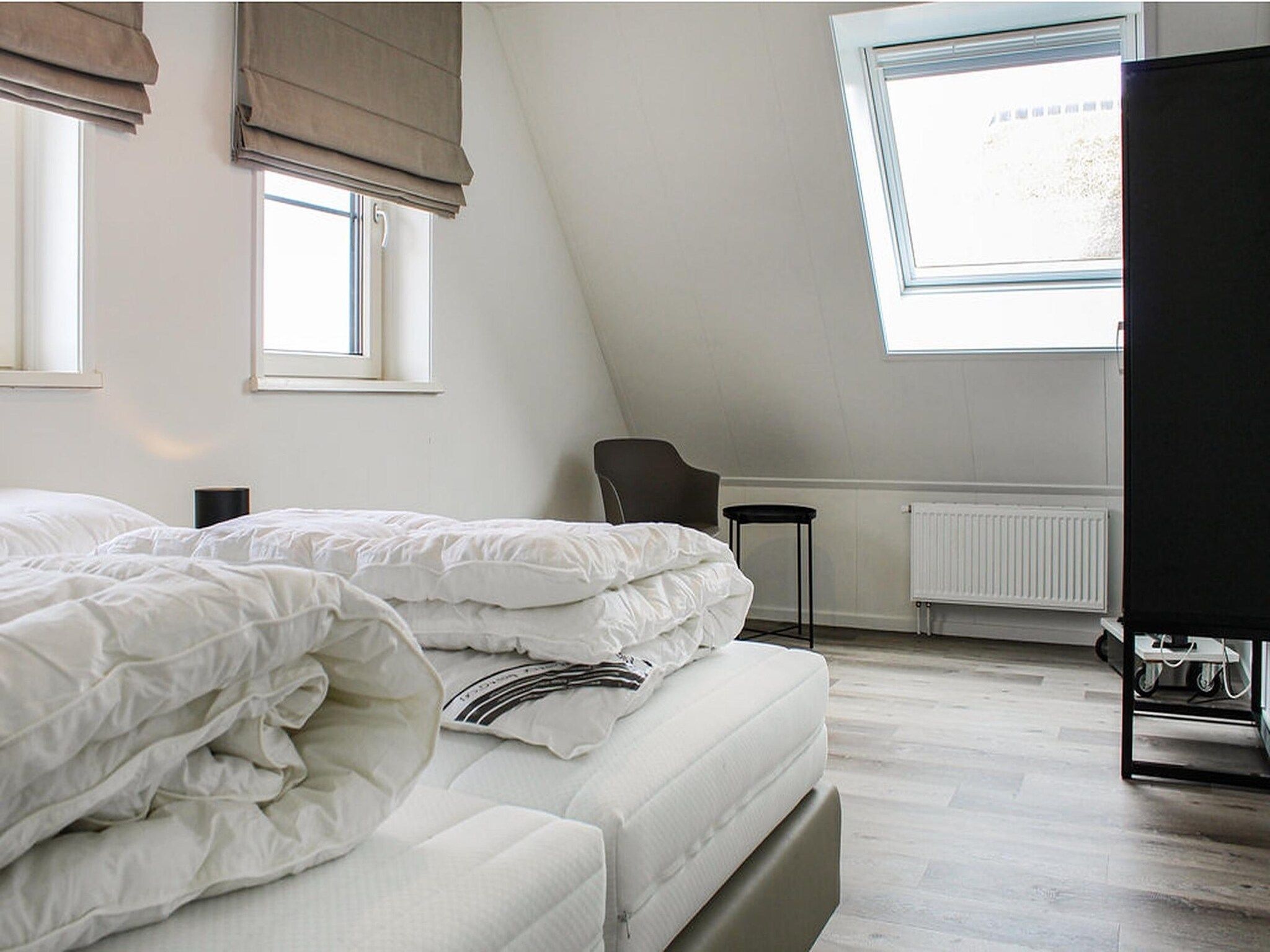 Een slaapkamer van Recreatiepark Idskenhuizen 2 in Idskenhuizen