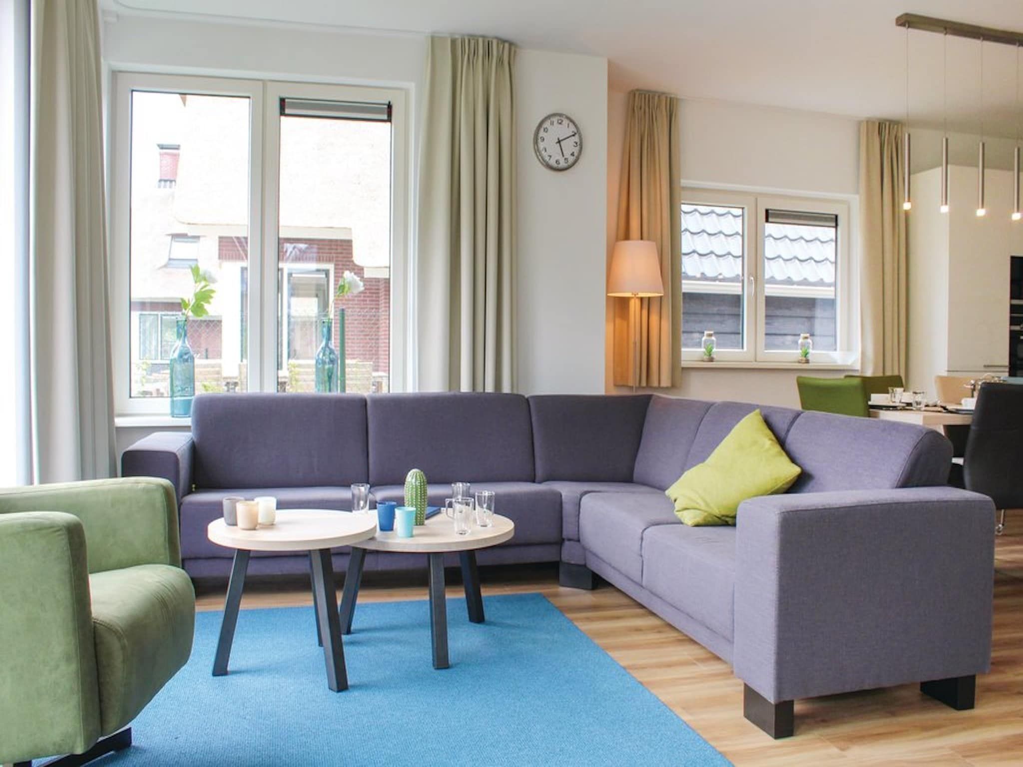 De woonkamer van Recreatiepark Idskenhuizen 3 in Idskenhuizen