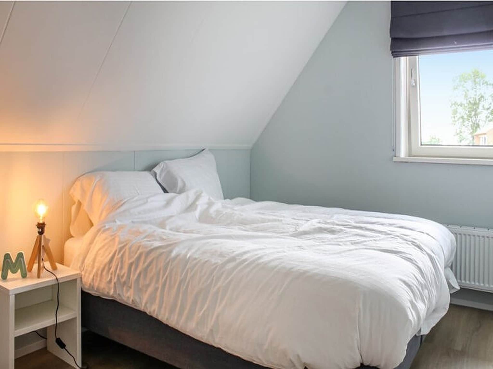 Een slaapkamer van Recreatiepark Idskenhuizen 1 in Idskenhuizen