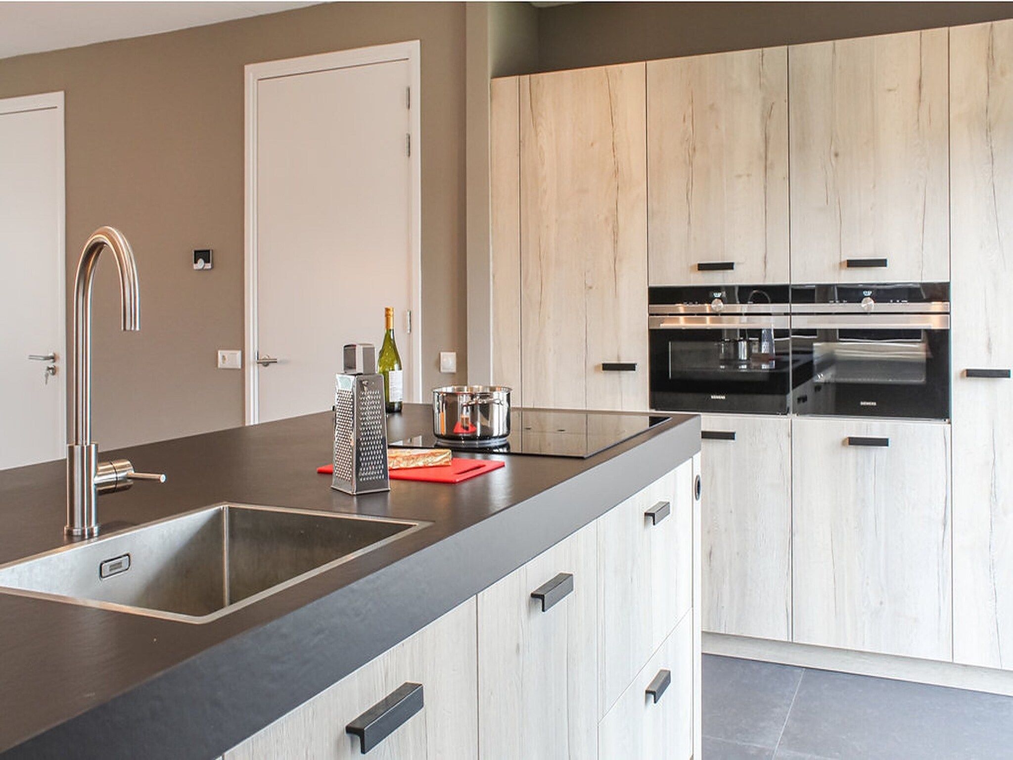 De keuken van Recreatiepark Idskenhuizen 1 in Idskenhuizen