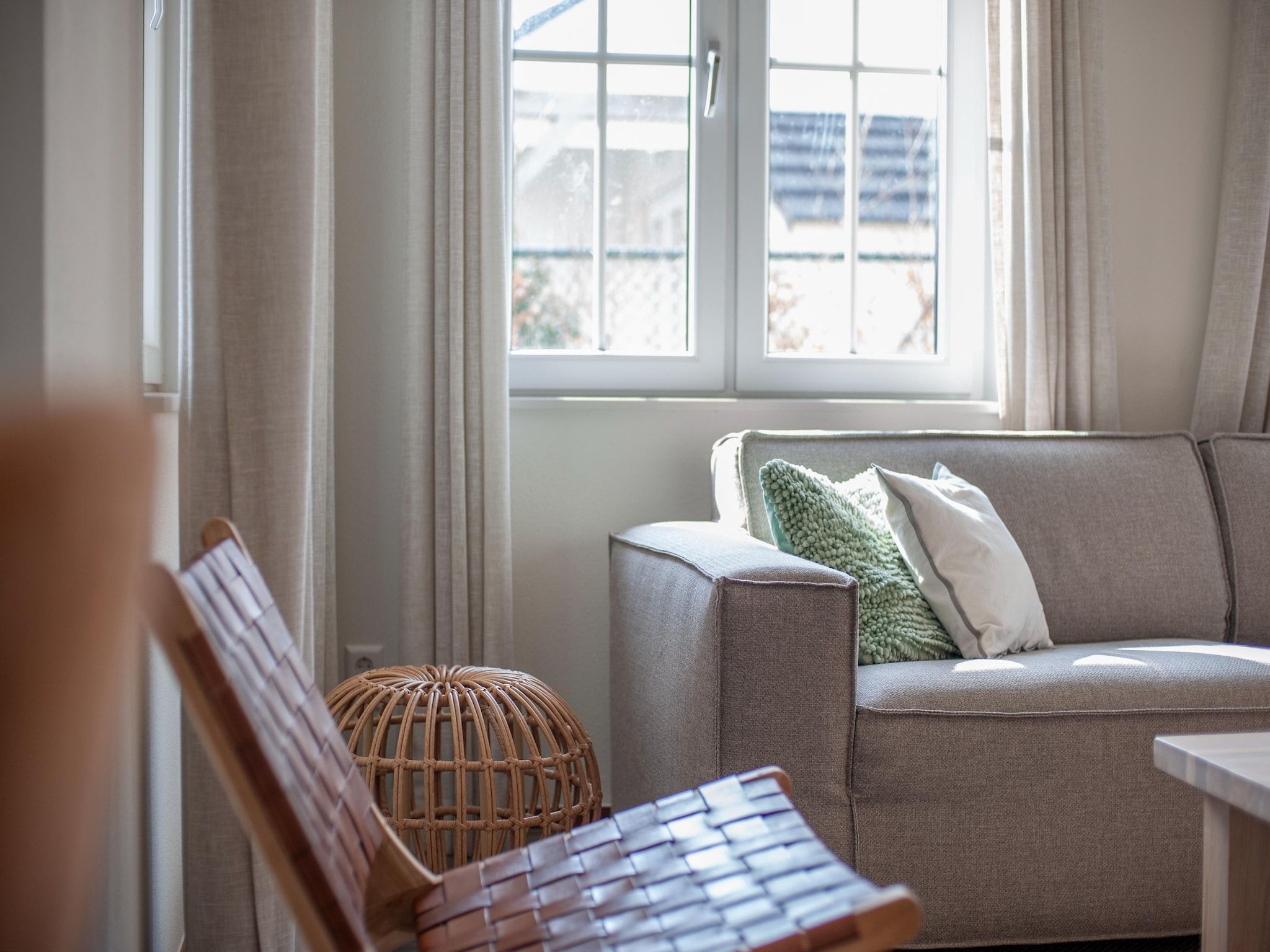 De woonkamer van Noordzee Résidence Cadzand-Bad 19 in Cadzand-Bad