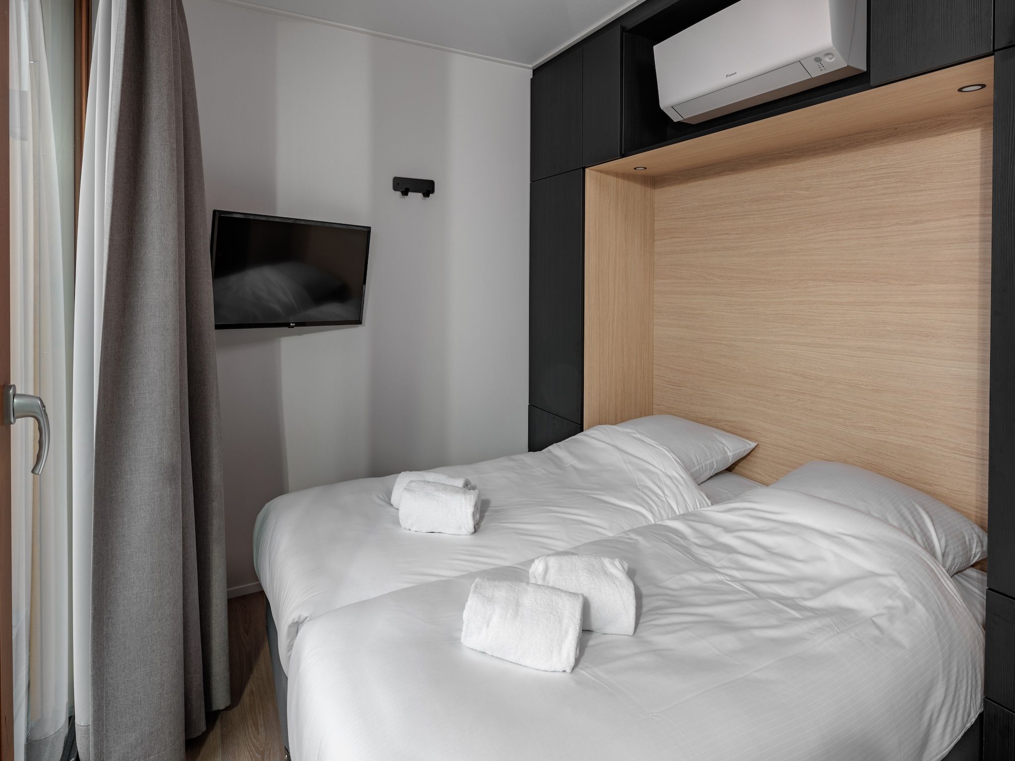 Een slaapkamer van Beach Resort Brouwersdam 2 in Scharendijke