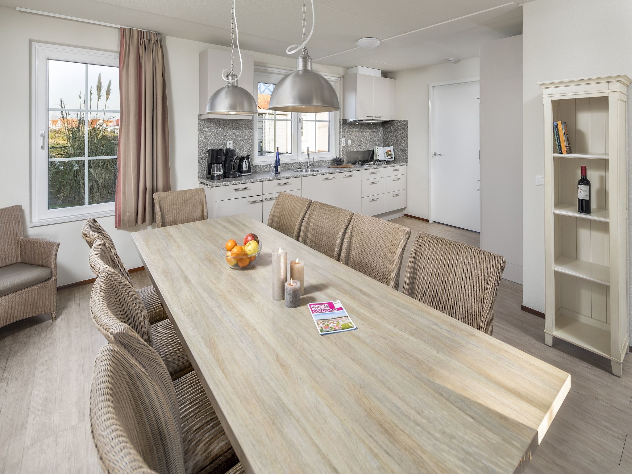 De eetkamer van Noordzee Résidence Cadzand-Bad 21 in Cadzand-Bad