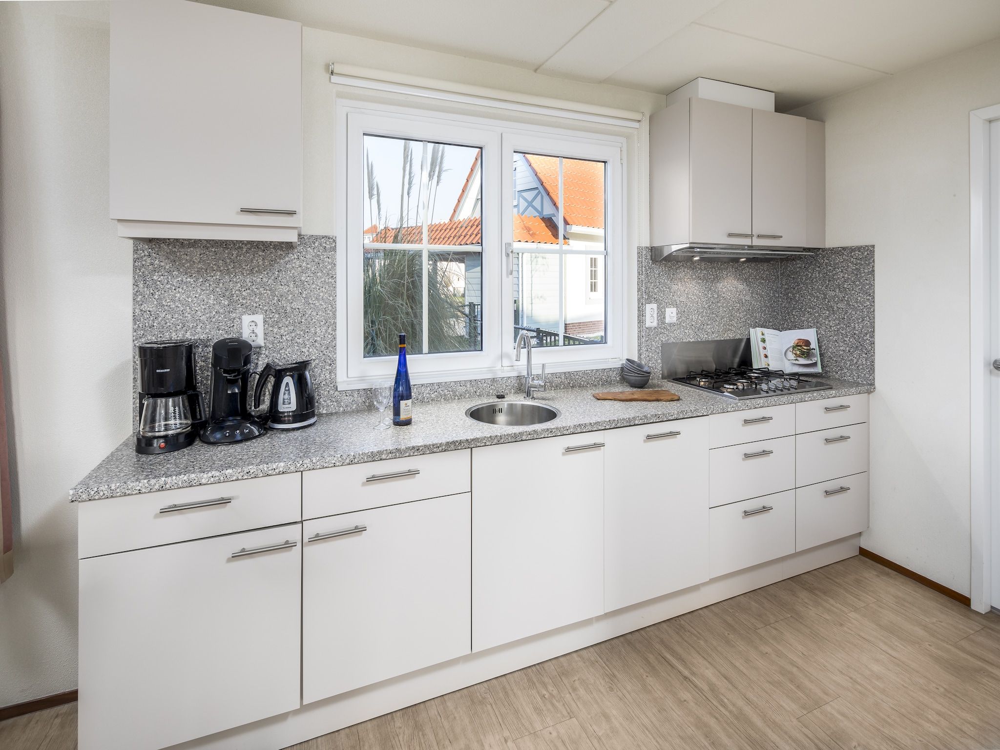 De keuken van Noordzee Résidence Cadzand-Bad 21 in Cadzand-Bad