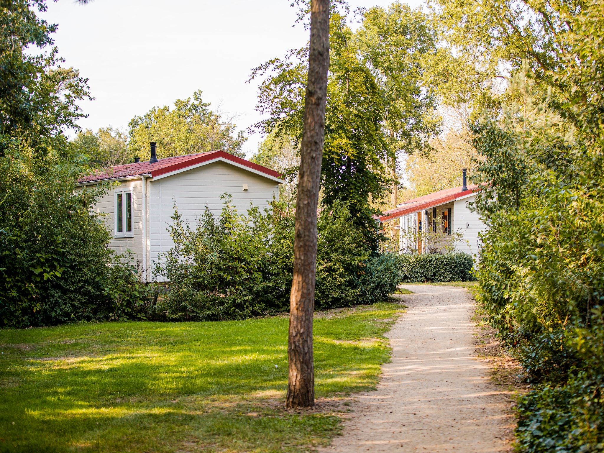 De buitenkant van Vakantiepark Leukermeer 5 in Well