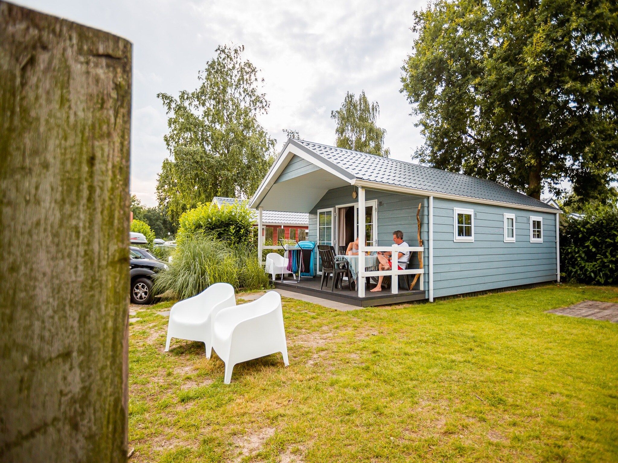 De buitenkant van Vakantiepark Leukermeer 11 in Well