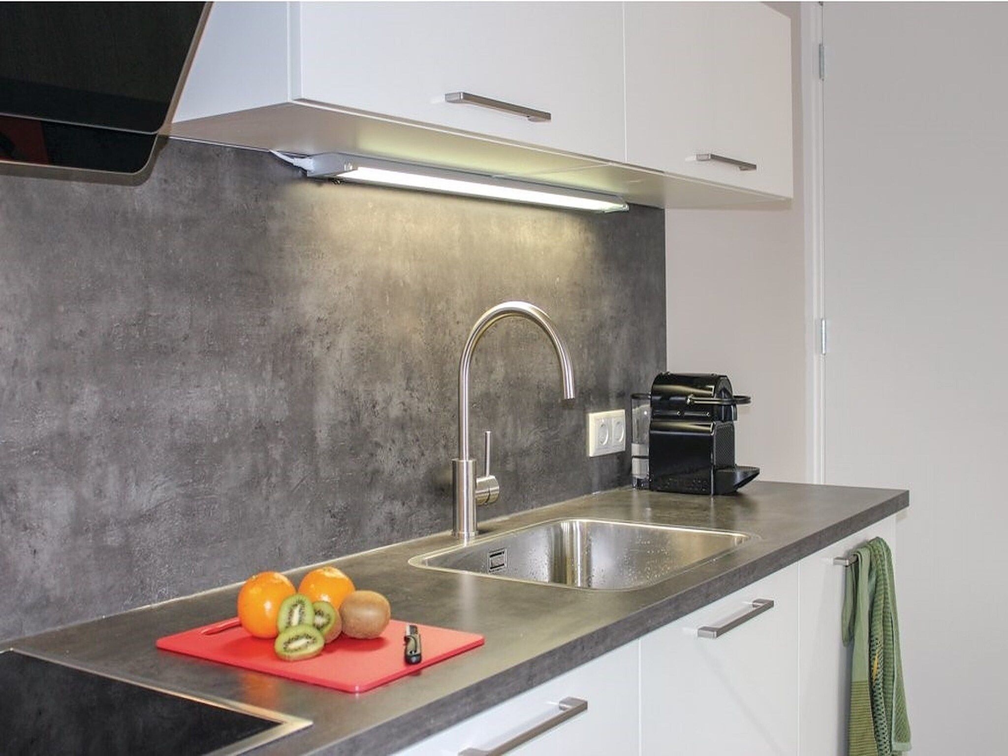 De keuken van Recreatiepark Idskenhuizen 5 in Idskenhuizen