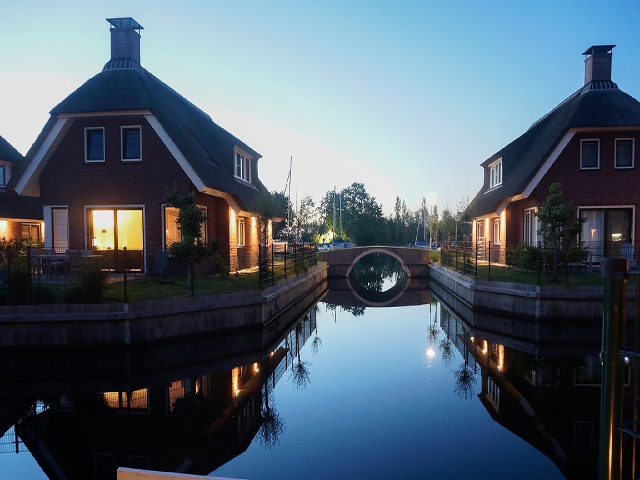 De buitenkant van Recreatiepark Idskenhuizen 7 in Idskenhuizen