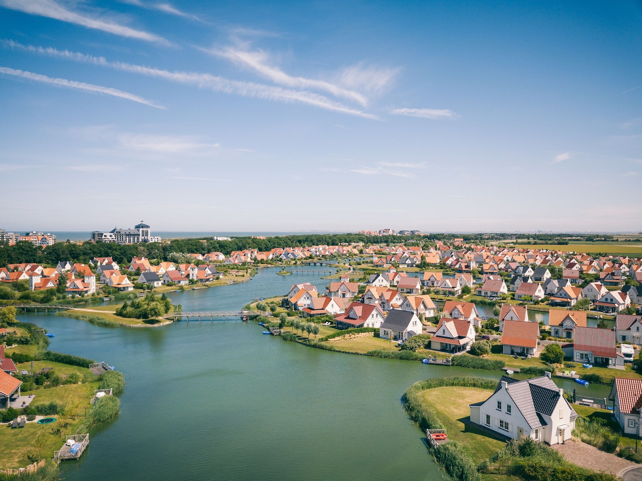 De buitenkant van Noordzee Residence Cadzand-Bad 22 in Cadzand-Bad