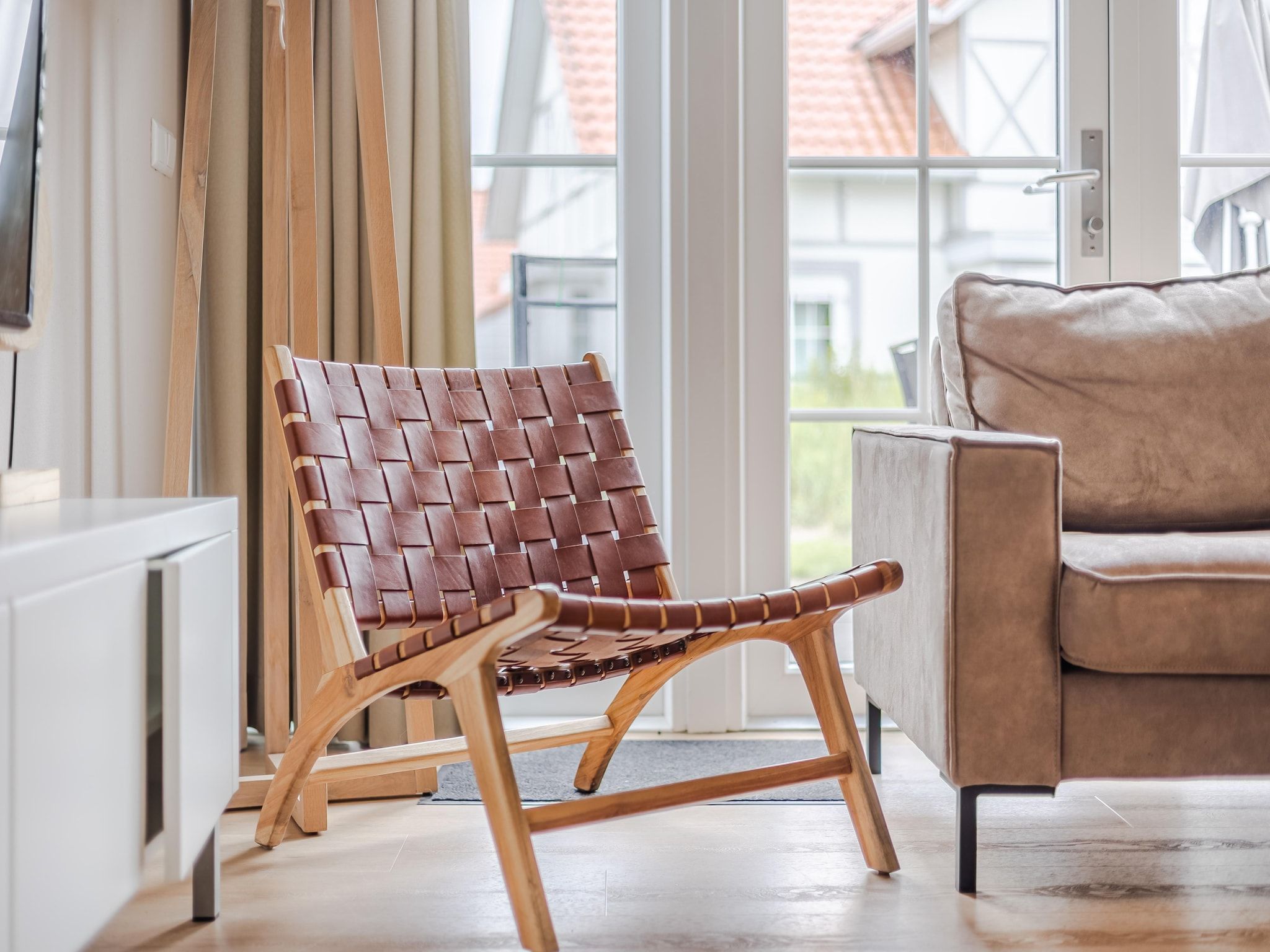 De woonkamer van Noordzee Residence Cadzand-Bad 25 in Cadzand-Bad