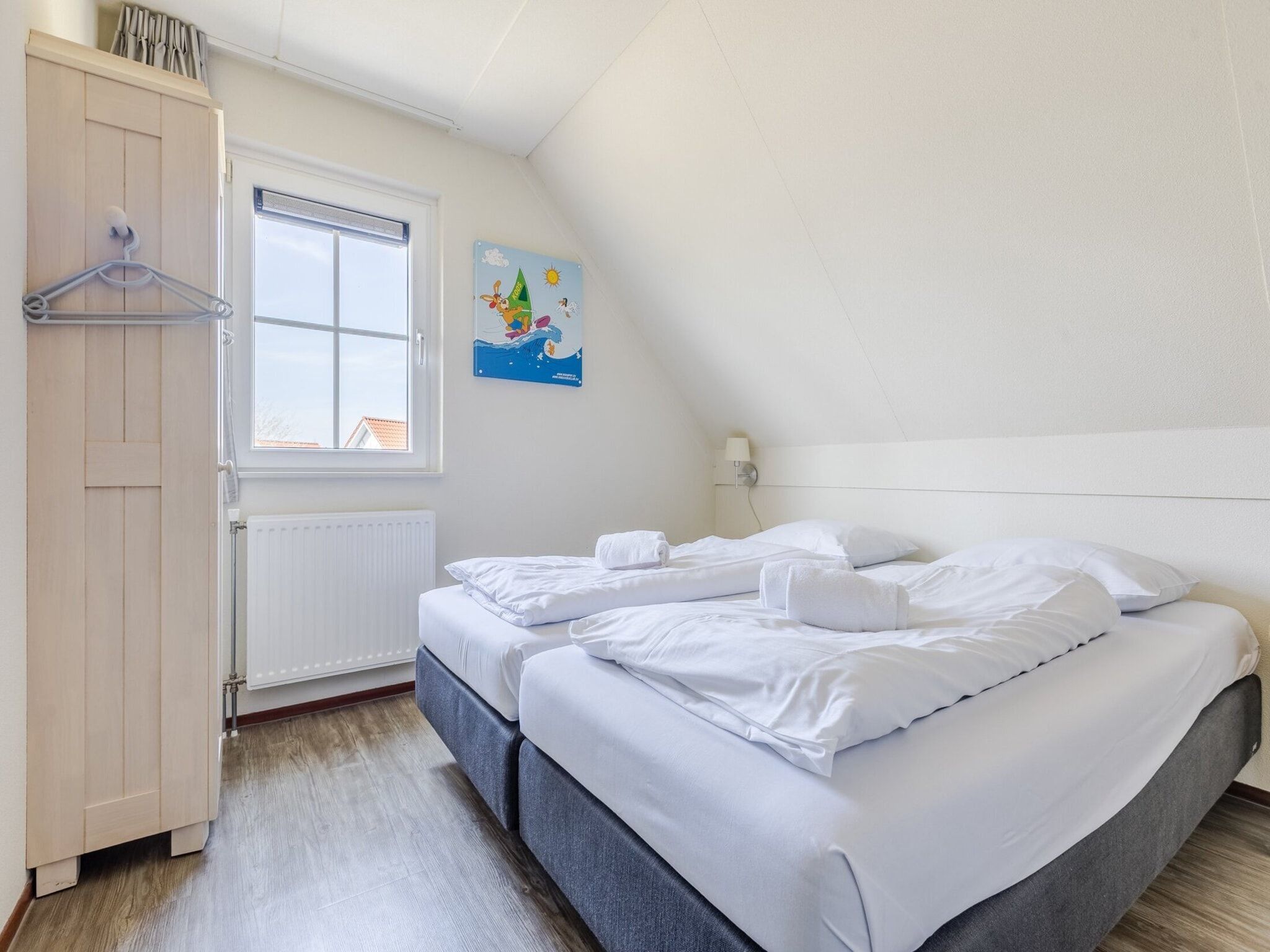 Een slaapkamer van Noordzee Residence Cadzand-Bad 26 in Cadzand-Bad
