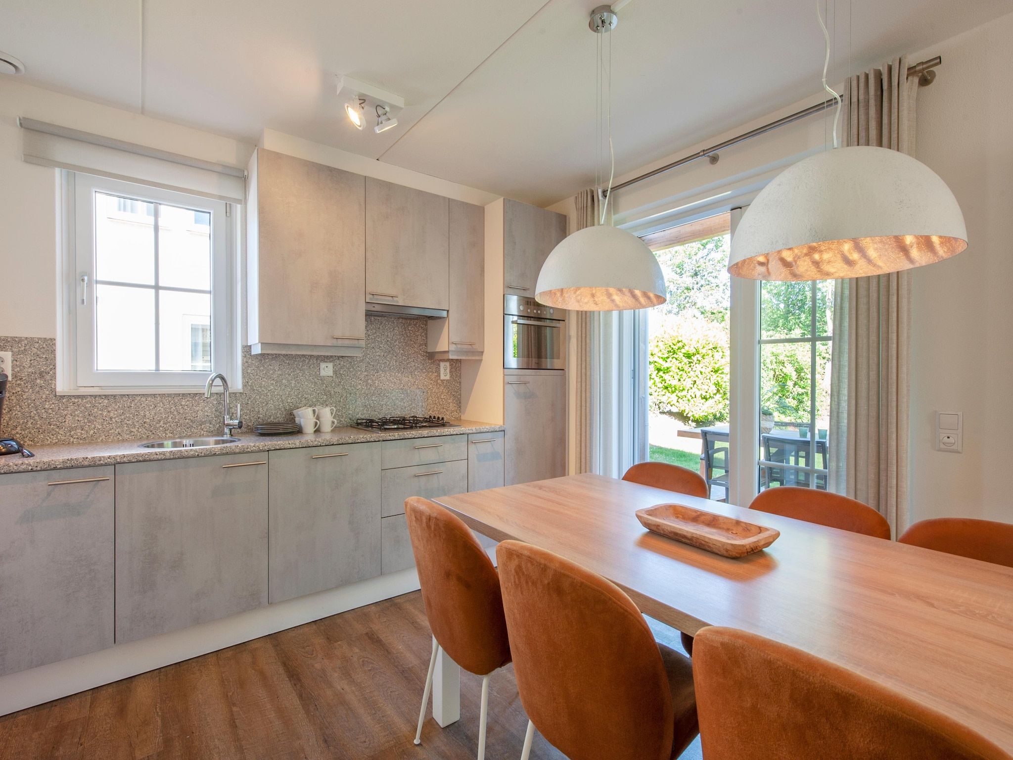 De keuken van Noordzee Résidence Cadzand-Bad 27 in Cadzand-Bad