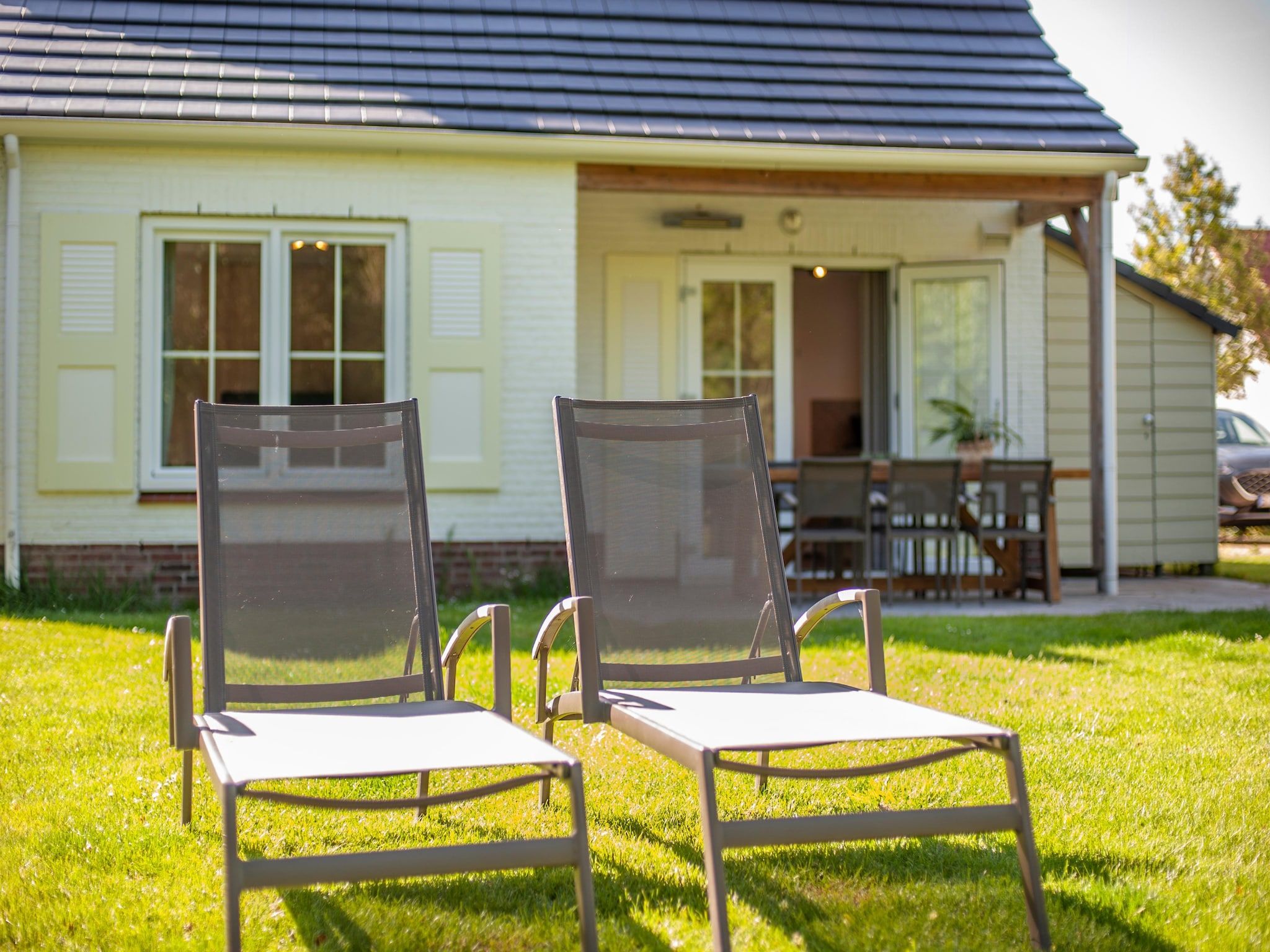 De tuin van Noordzee Résidence Cadzand-Bad 27 in Cadzand-Bad