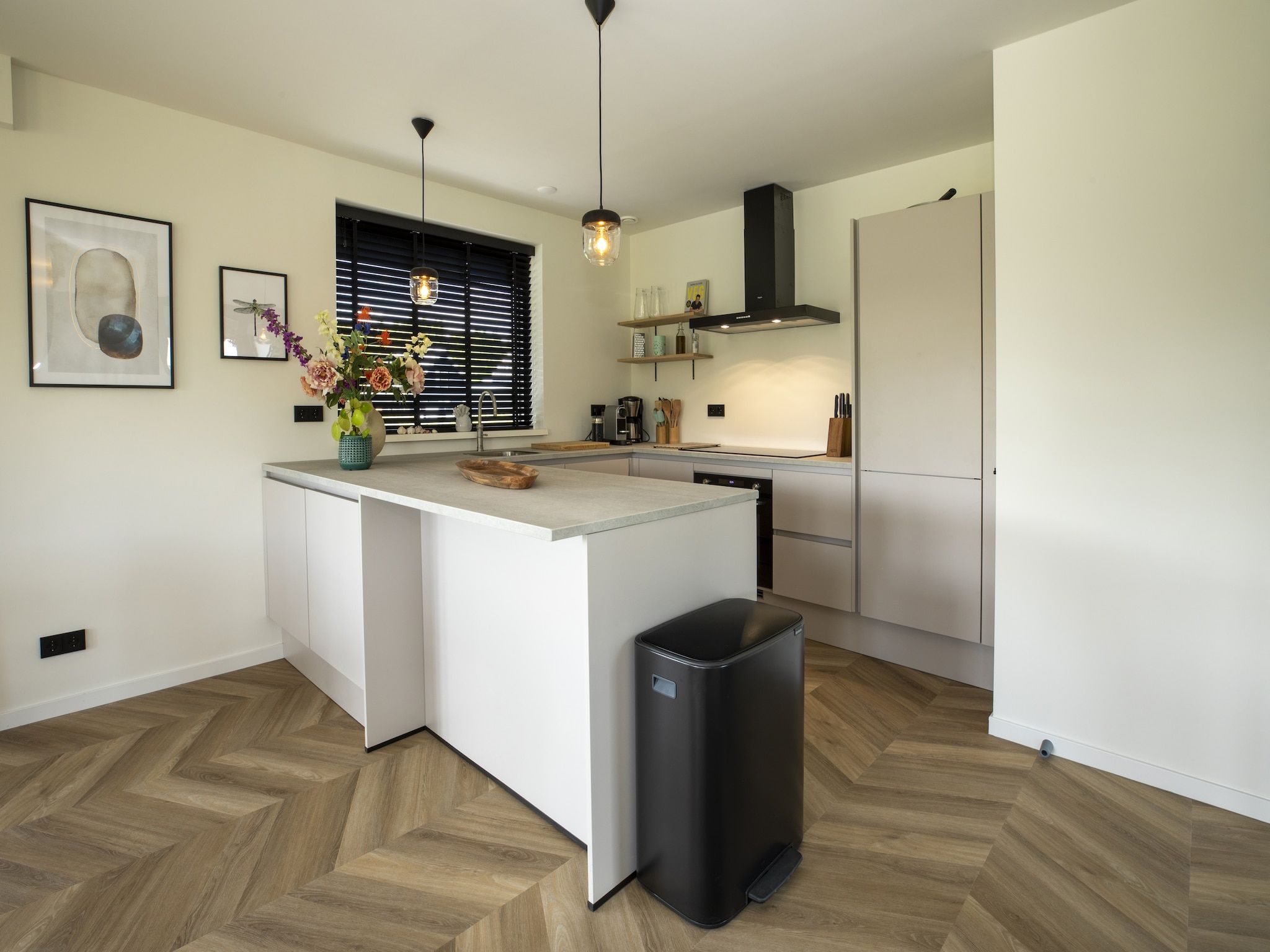 De keuken van Landgoed Eysinga State 7 in Sint Nicolaasga