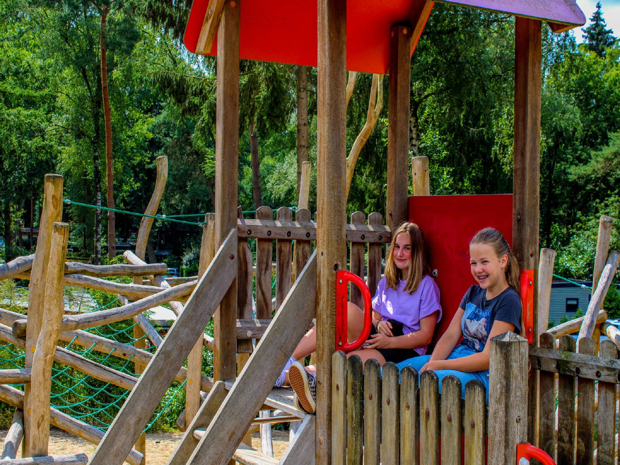 Parkfaciliteiten bij Vakantiepark De Rimboe & De Woeste Hoogte 39 in Hoenderloo