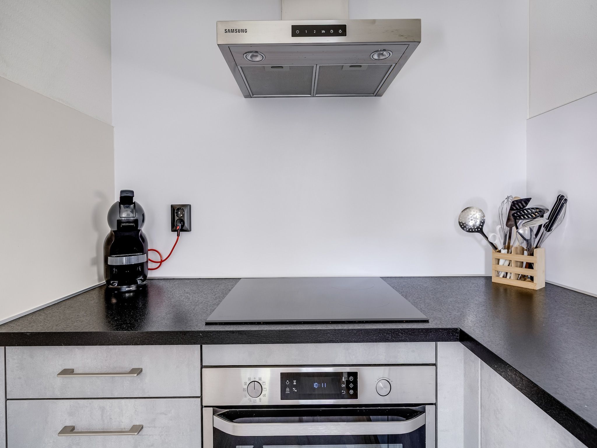 De keuken van Vakantiepark 't Broeckhuys 1 in Ewijk