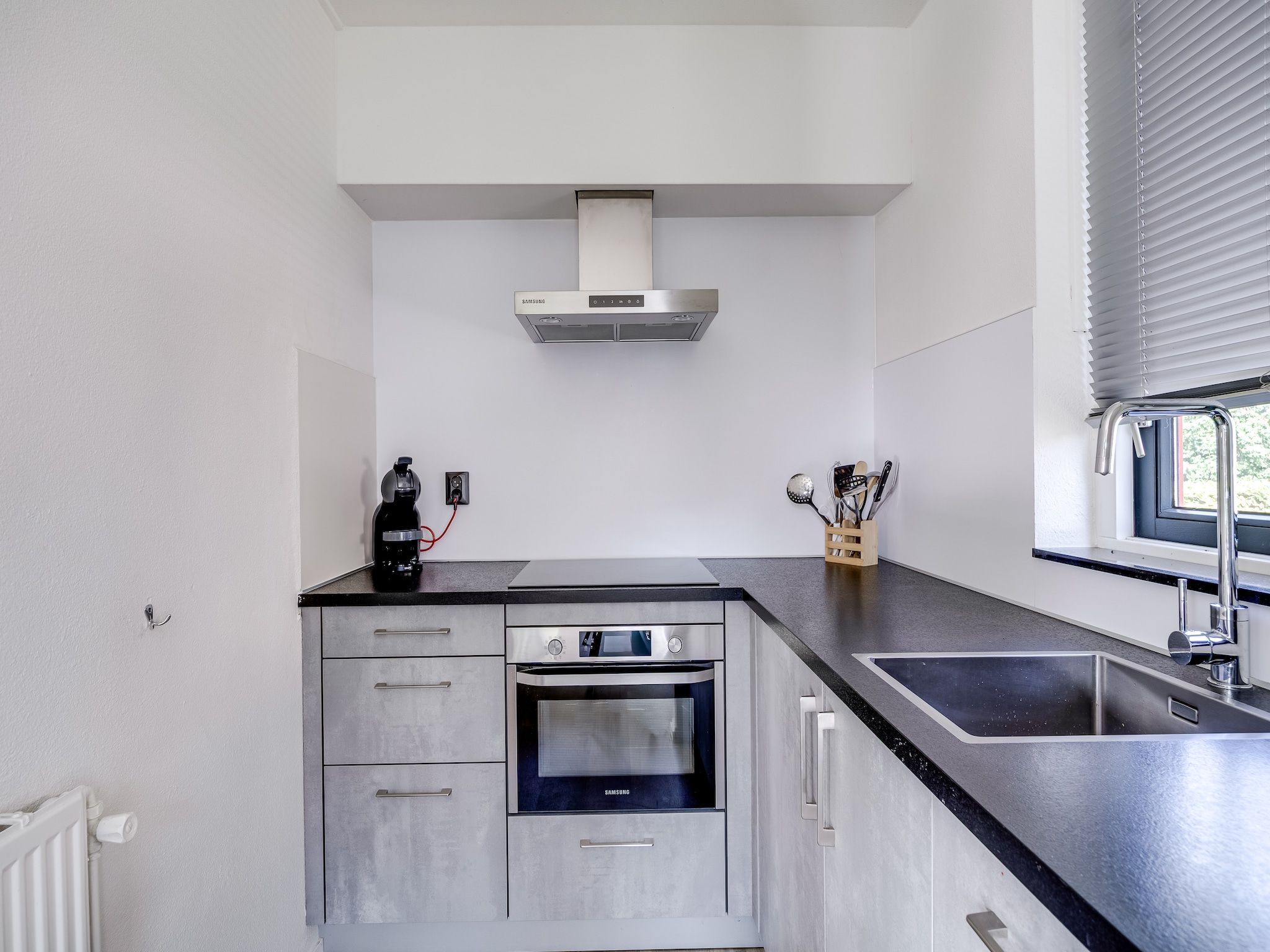 De keuken van Vakantiepark 't Broeckhuys 1 in Ewijk