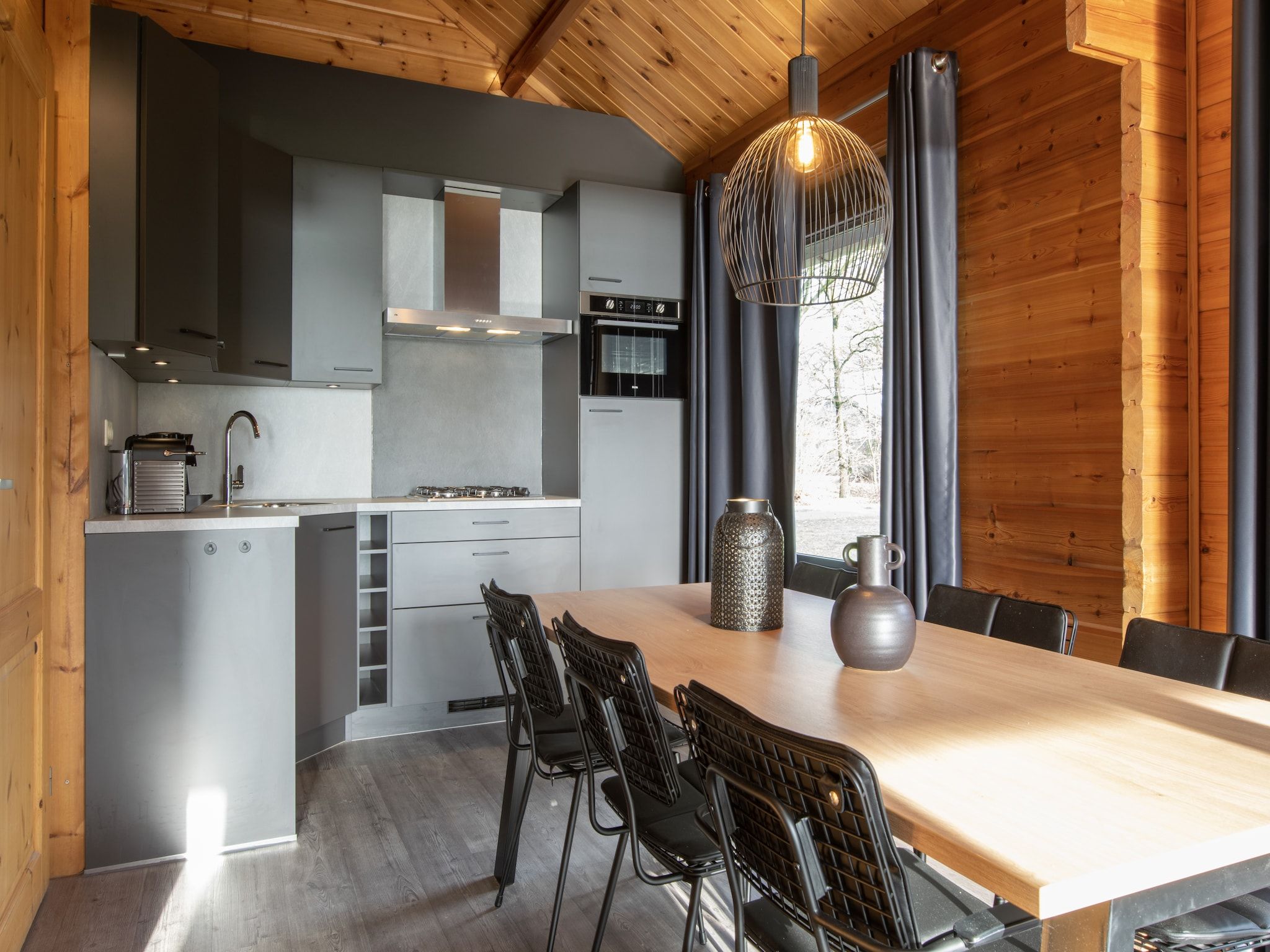 De keuken van Vakantiepark Klein Vink 22 in Arcen