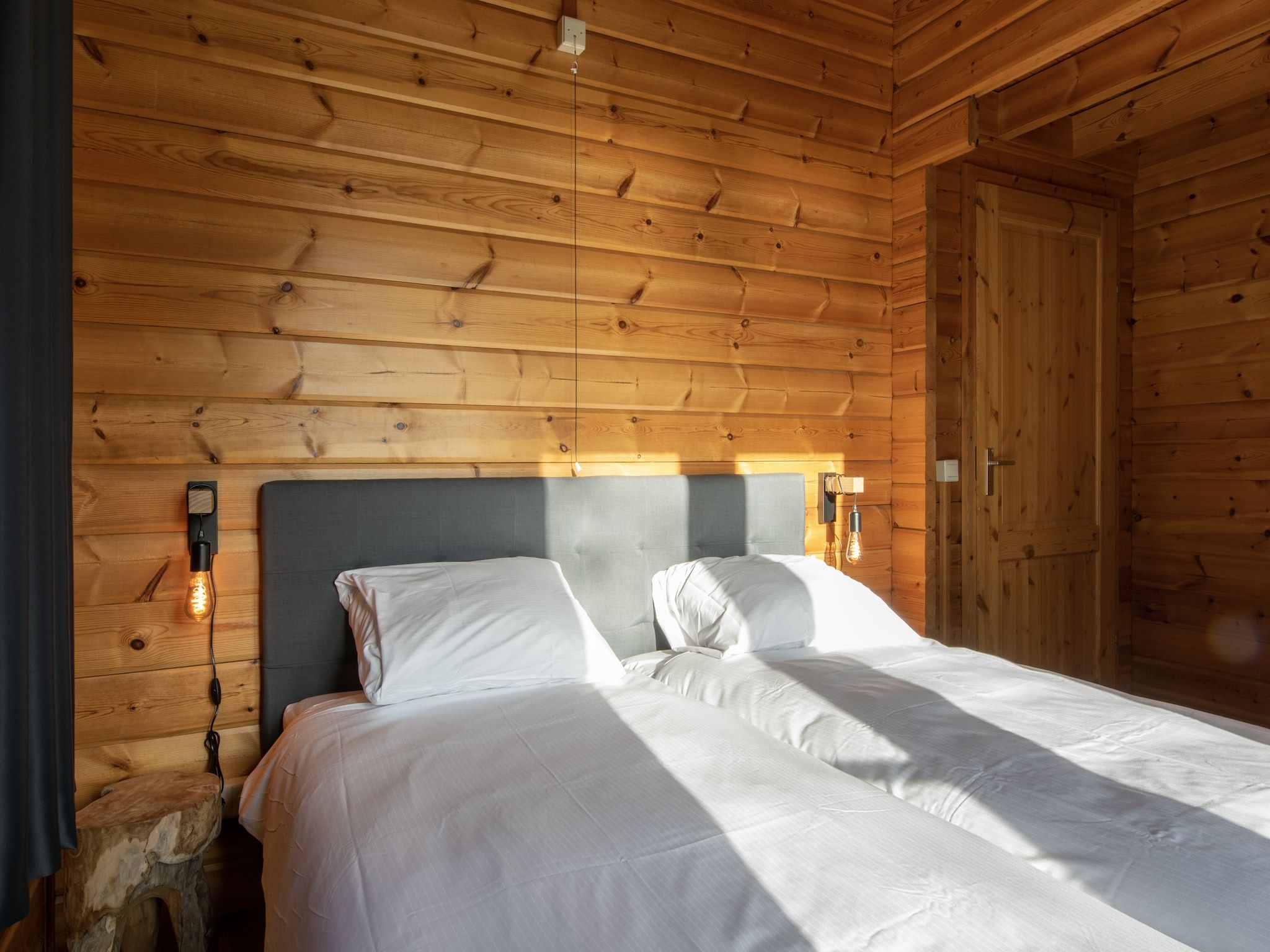 Een slaapkamer van Vakantiepark Klein Vink 22 in Arcen