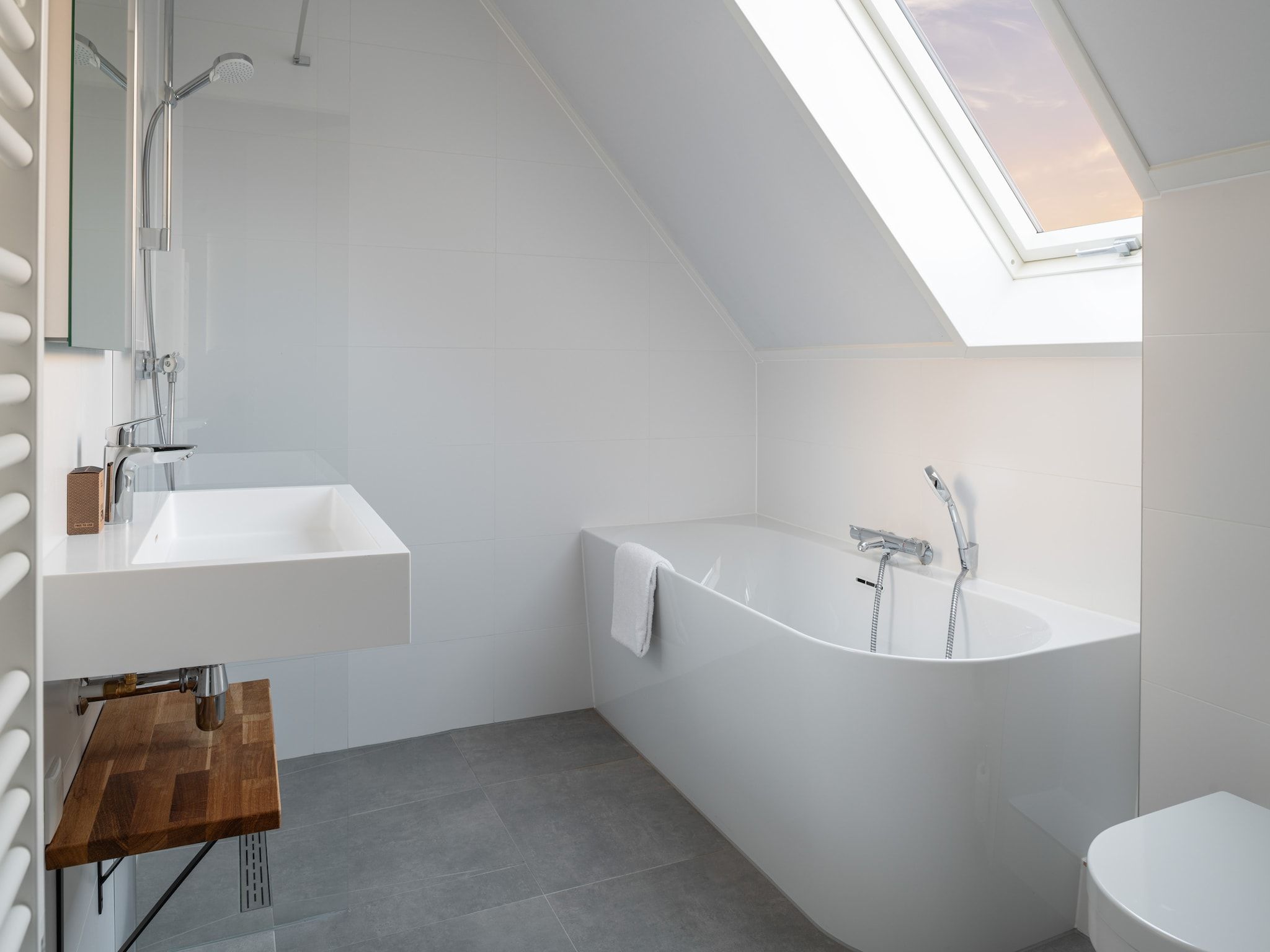 De badkamer van Resort Nieuwvliet-Bad 1 in Nieuwvliet