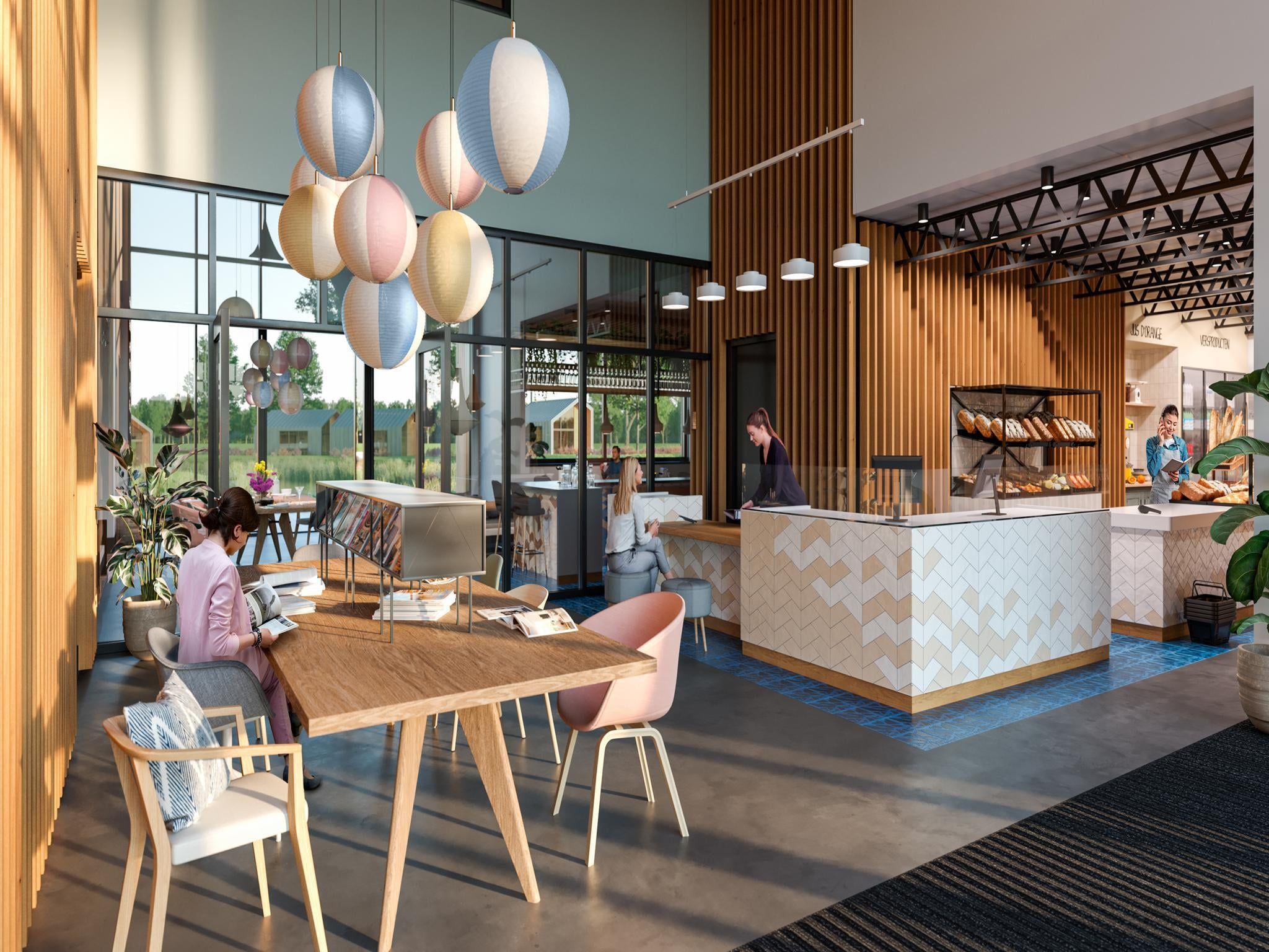 Parkfaciliteiten bij Resort Nieuwvliet-Bad 2 in Nieuwvliet