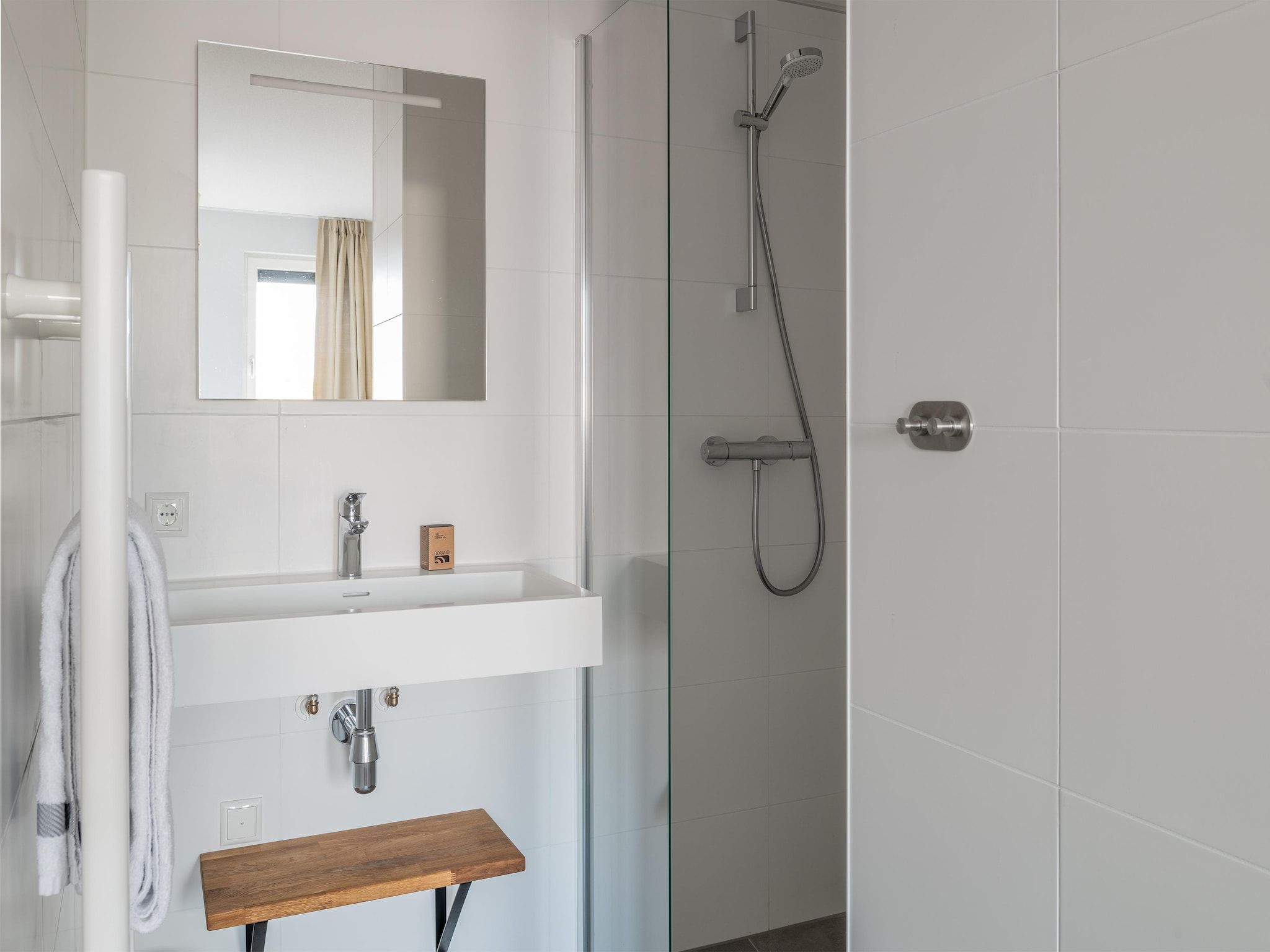 De badkamer van Resort Nieuwvliet-Bad 2 in Nieuwvliet