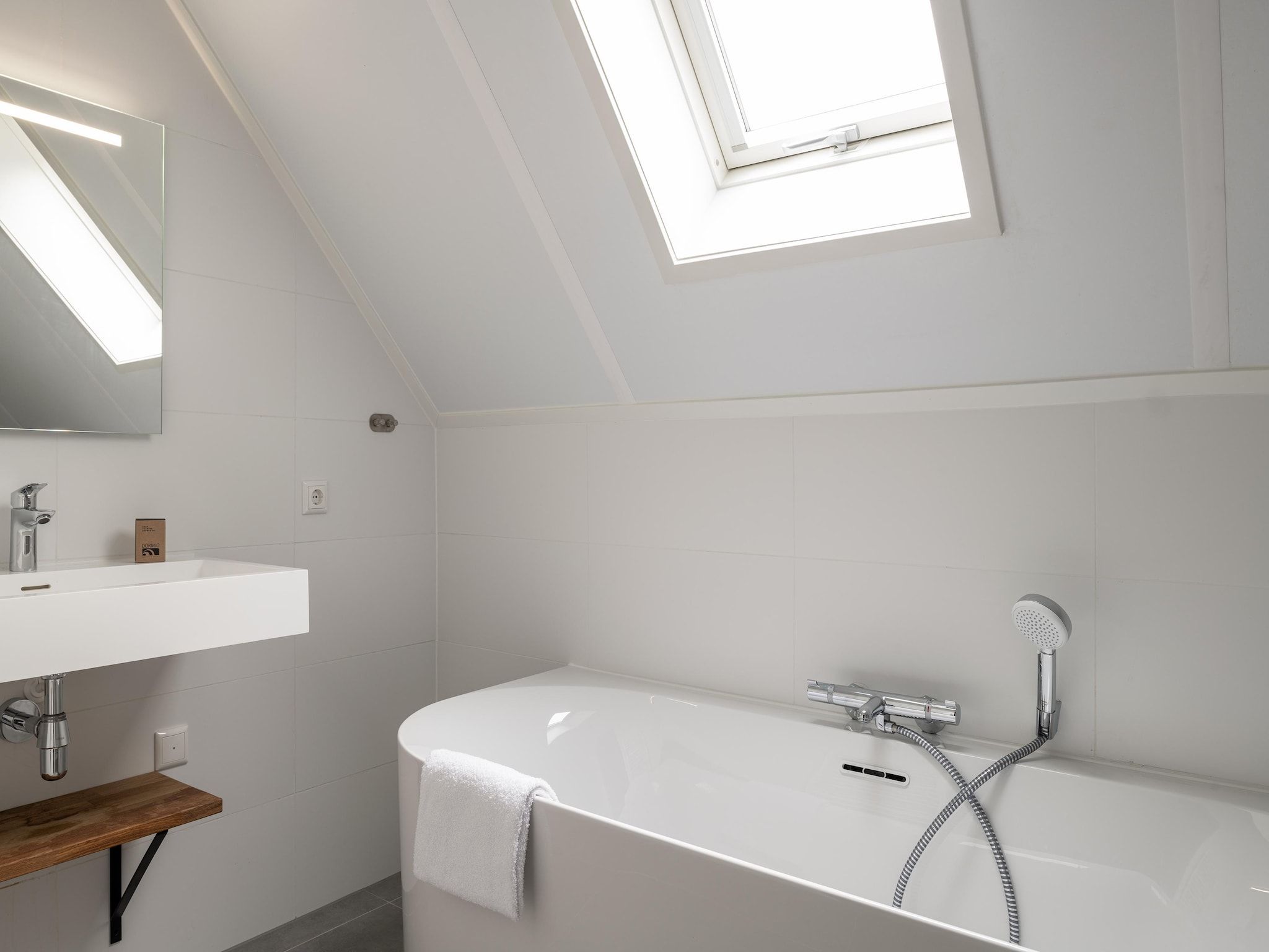 De badkamer van Resort Nieuwvliet-Bad 4 in Nieuwvliet