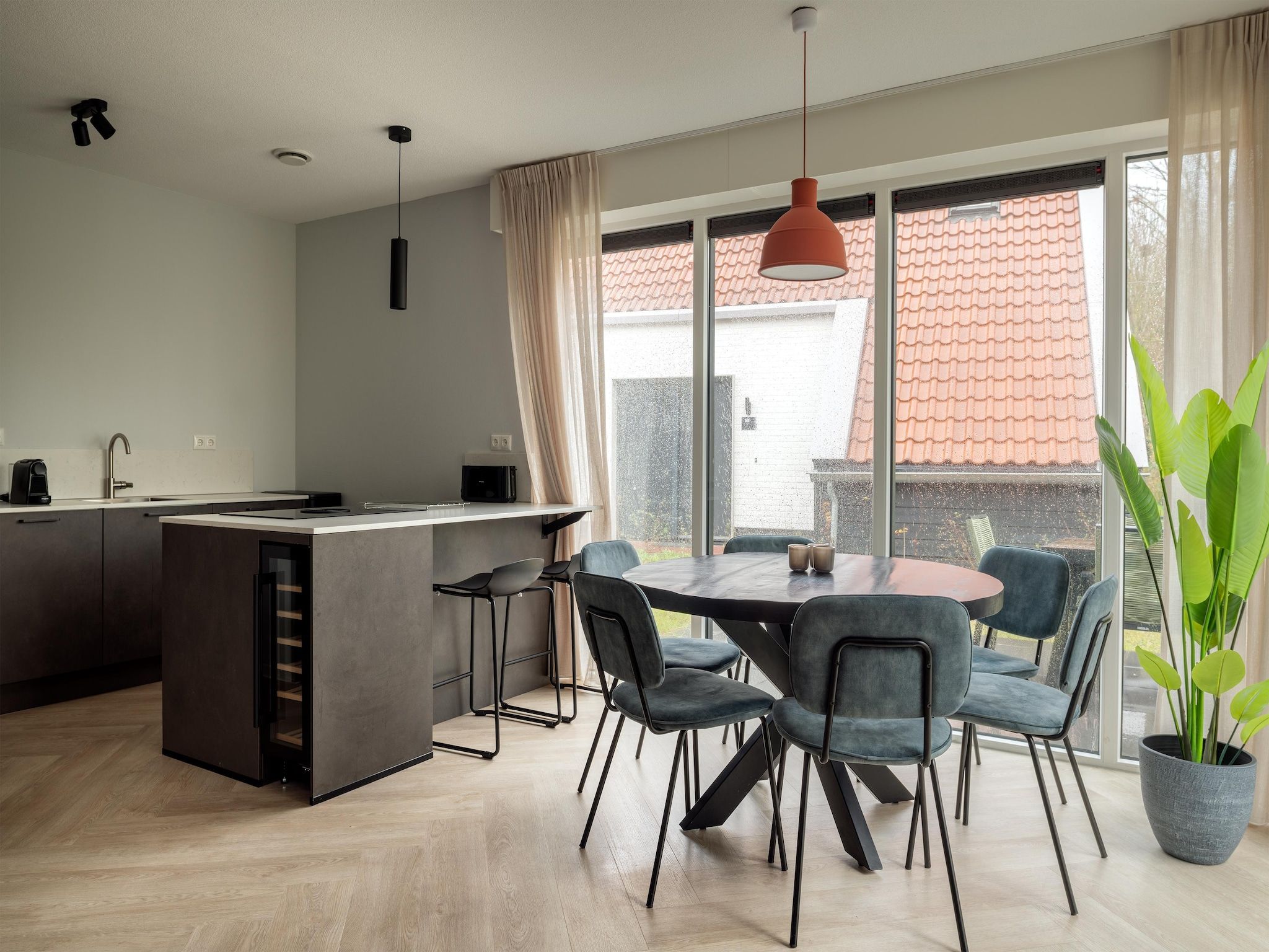 De keuken van Resort Nieuwvliet-Bad 4 in Nieuwvliet