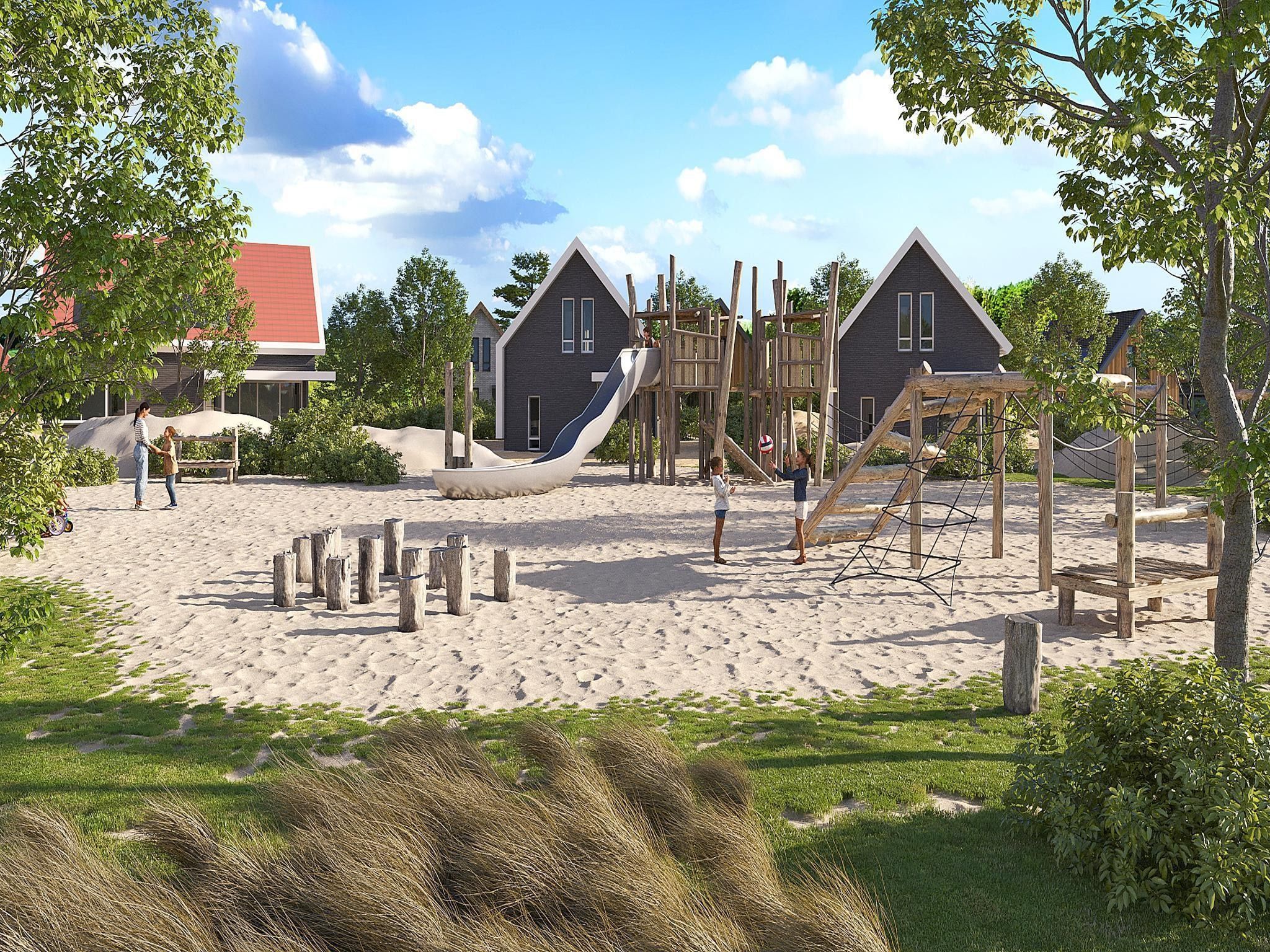 Parkfaciliteiten bij Resort Nieuwvliet-Bad 6 in Nieuwvliet