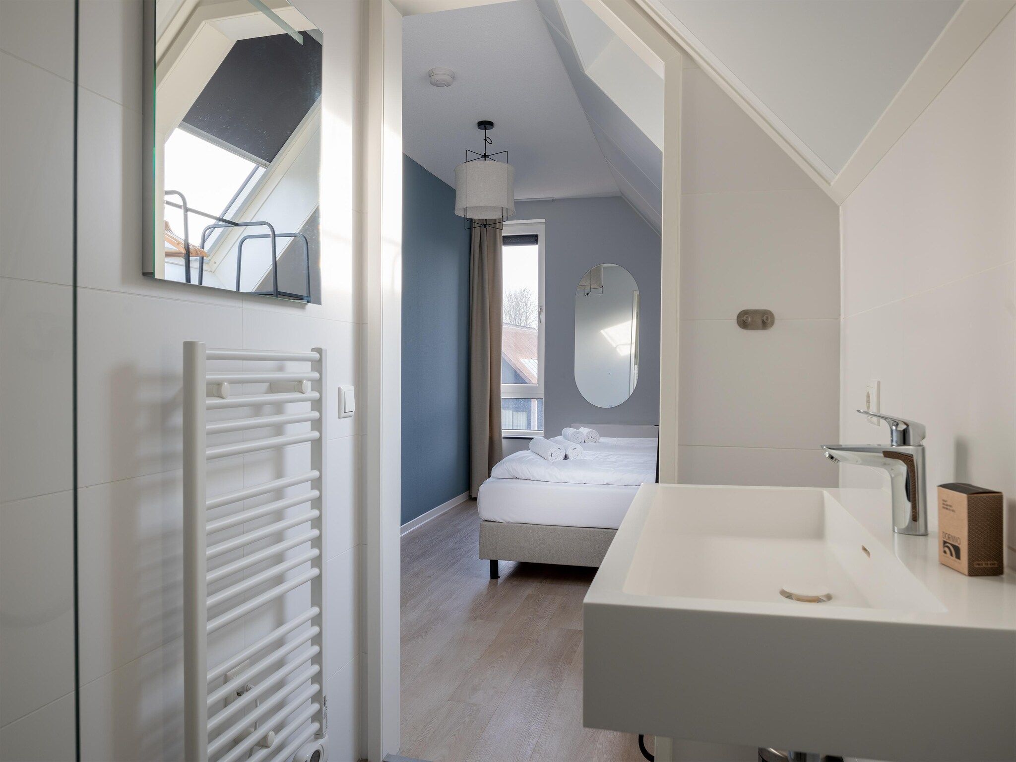 De badkamer van Resort Nieuwvliet-Bad 7 in Nieuwvliet