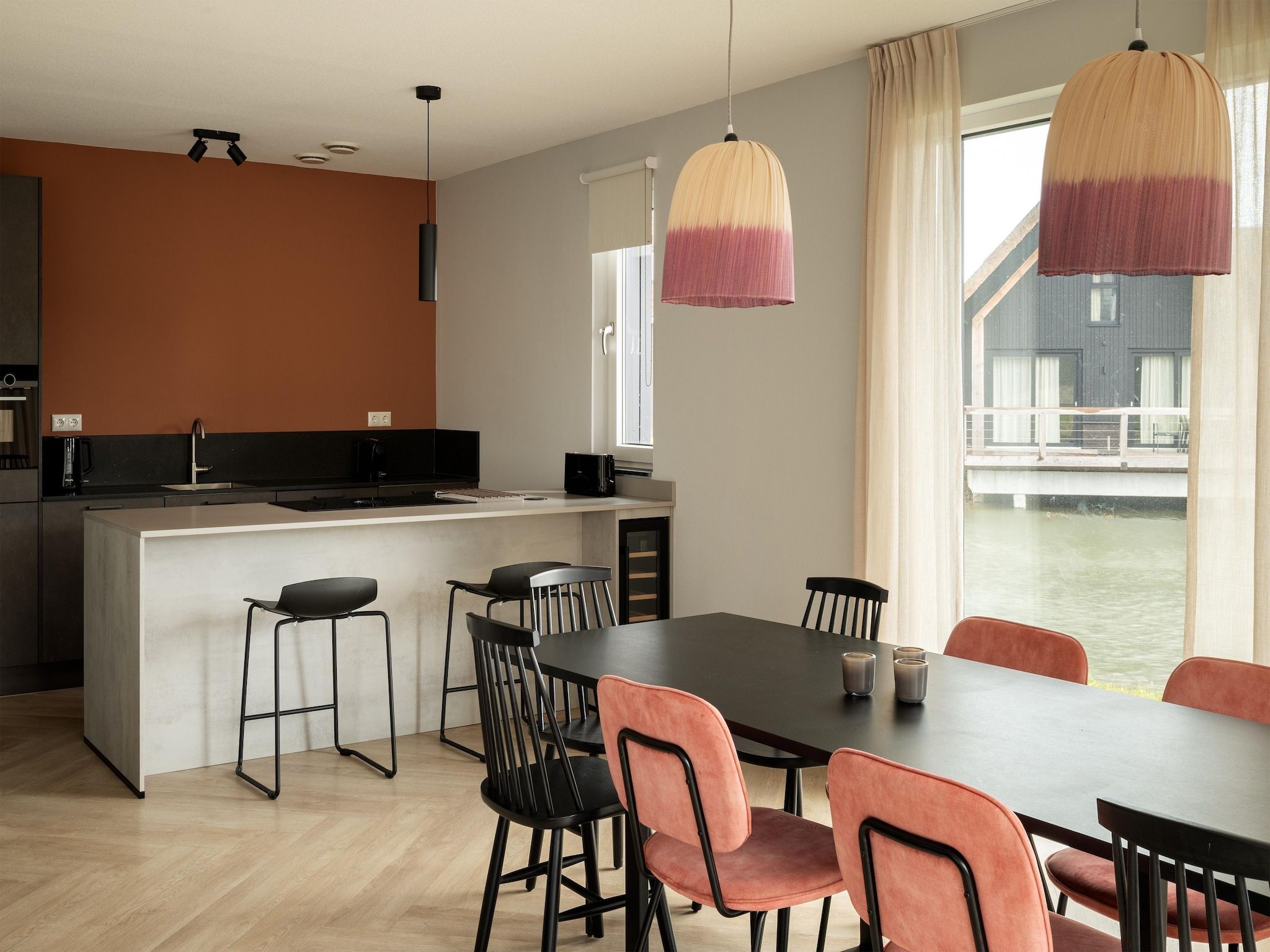 De keuken van Resort Nieuwvliet-Bad 9 in Nieuwvliet