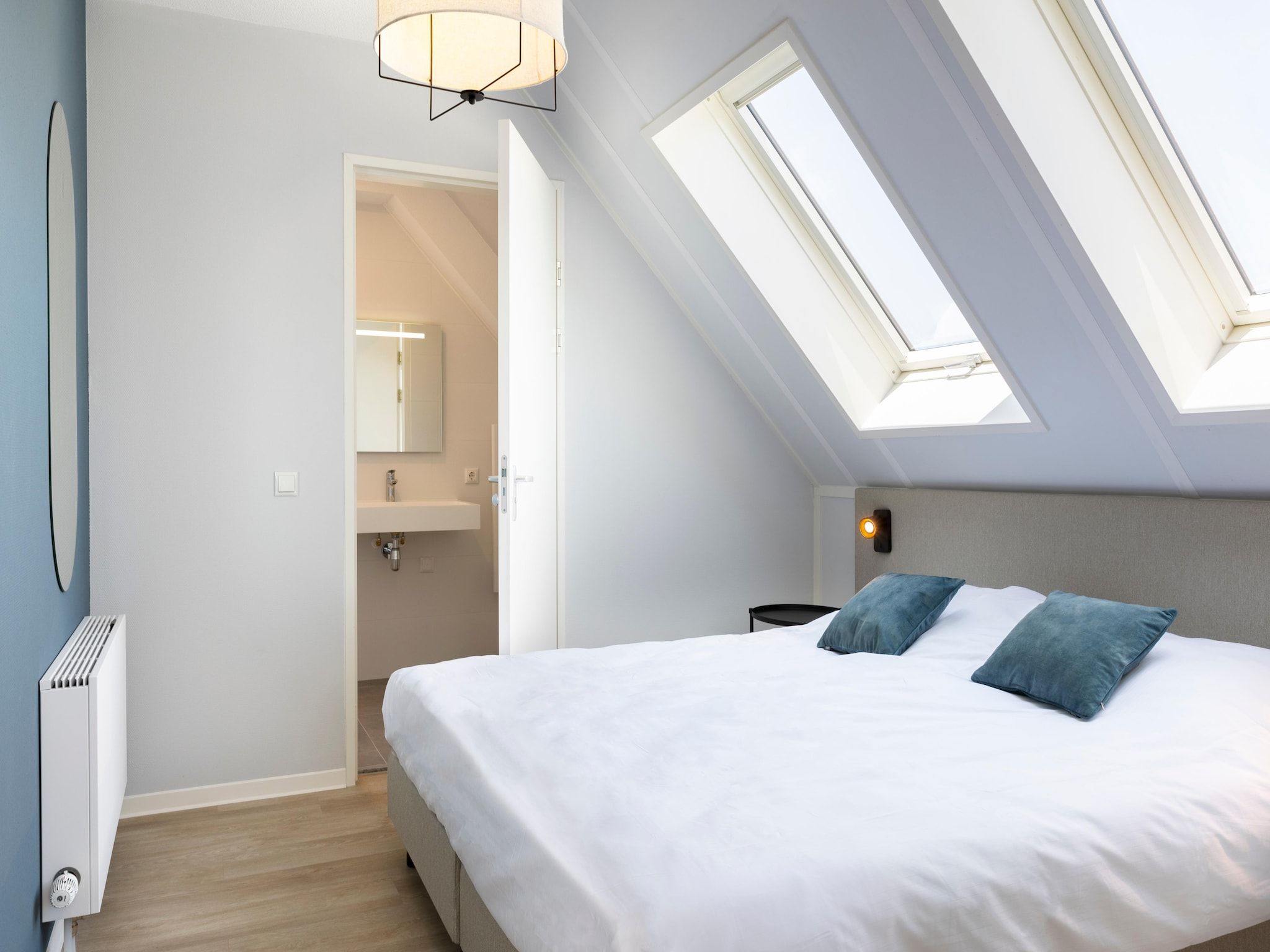 Een slaapkamer van Resort Nieuwvliet-Bad 10 in Nieuwvliet