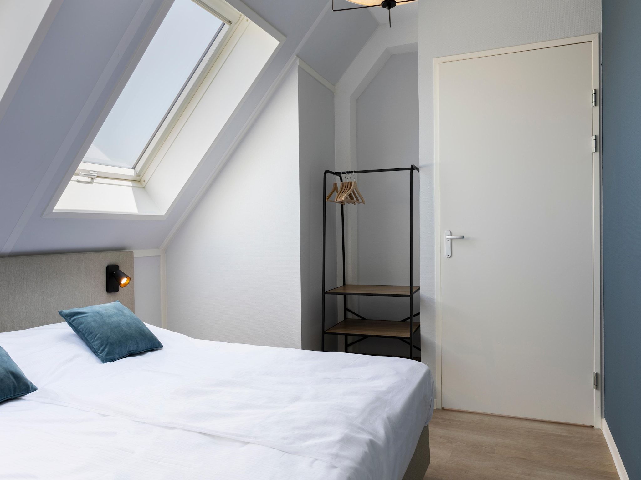 Een slaapkamer van Resort Nieuwvliet-Bad 10 in Nieuwvliet