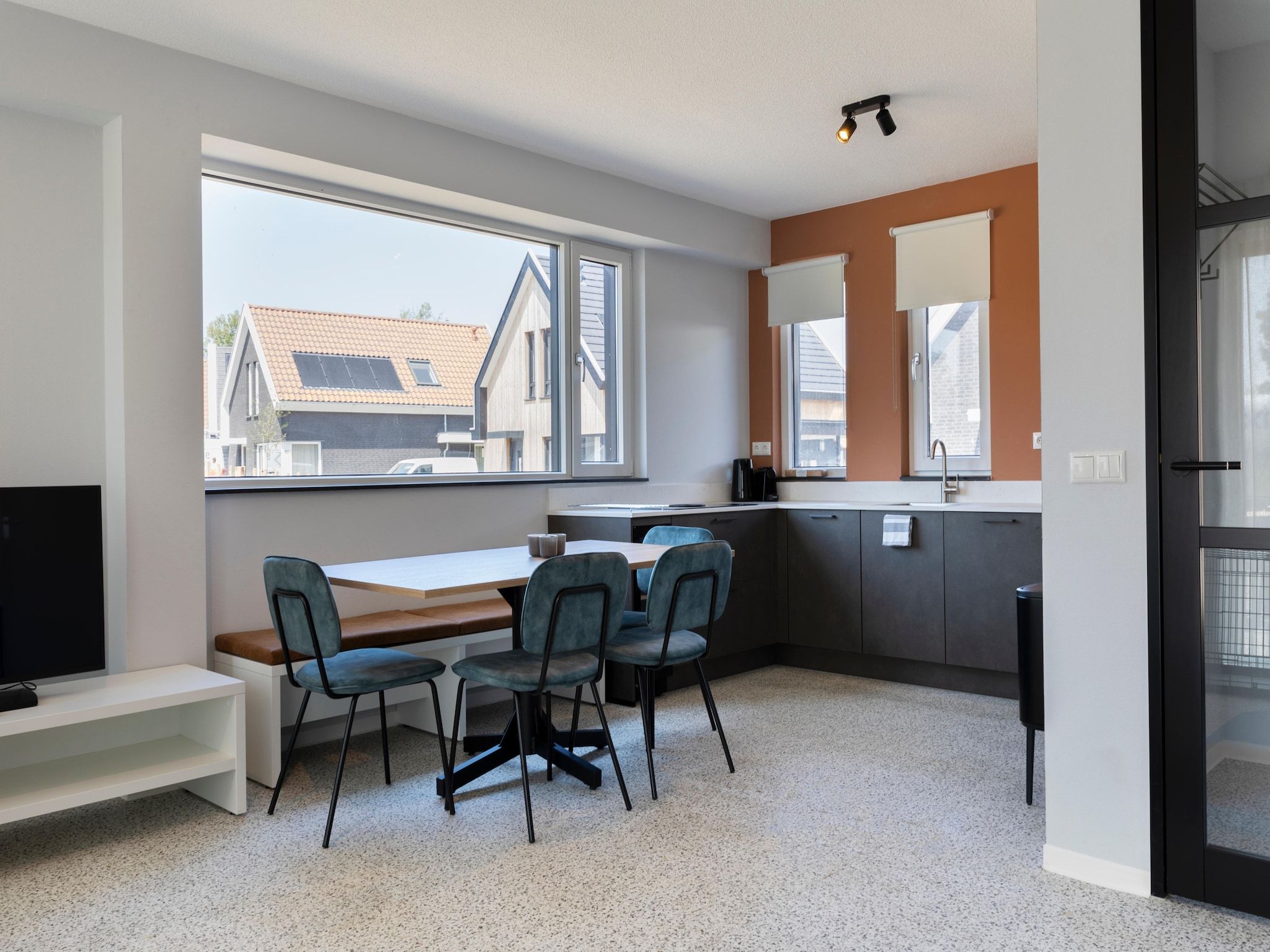 De keuken van Resort Nieuwvliet-Bad 10 in Nieuwvliet